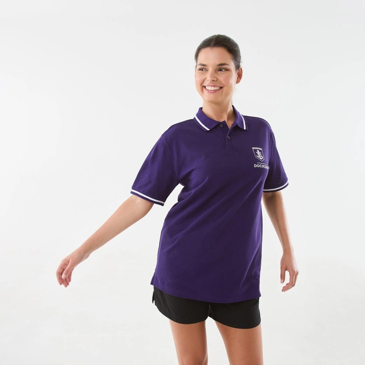 1 Official AFL Adult Polo Shirt Fremantle, 1 of 6