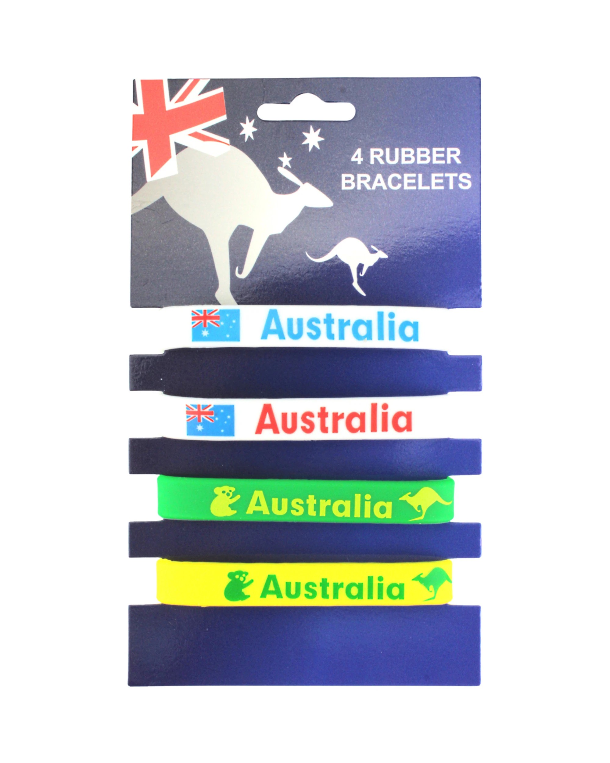 2 Oceana Australia Rubber Wristbands Pack of 4 - Multi, 2 of 2