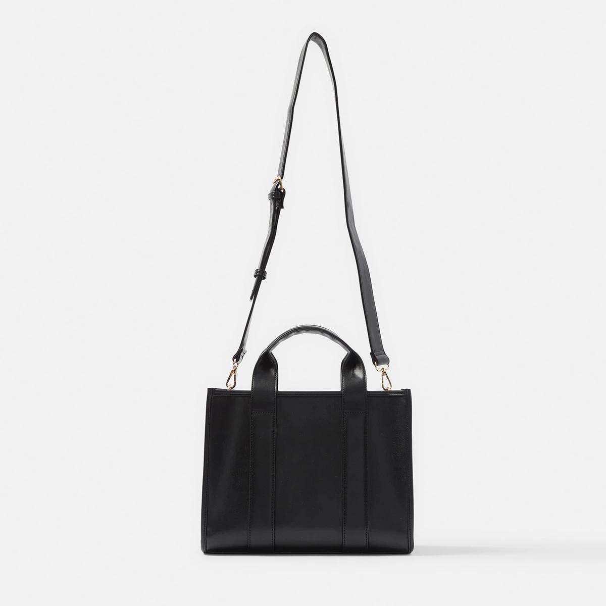 2 Large City Tote Bag Black, 2 of 8
