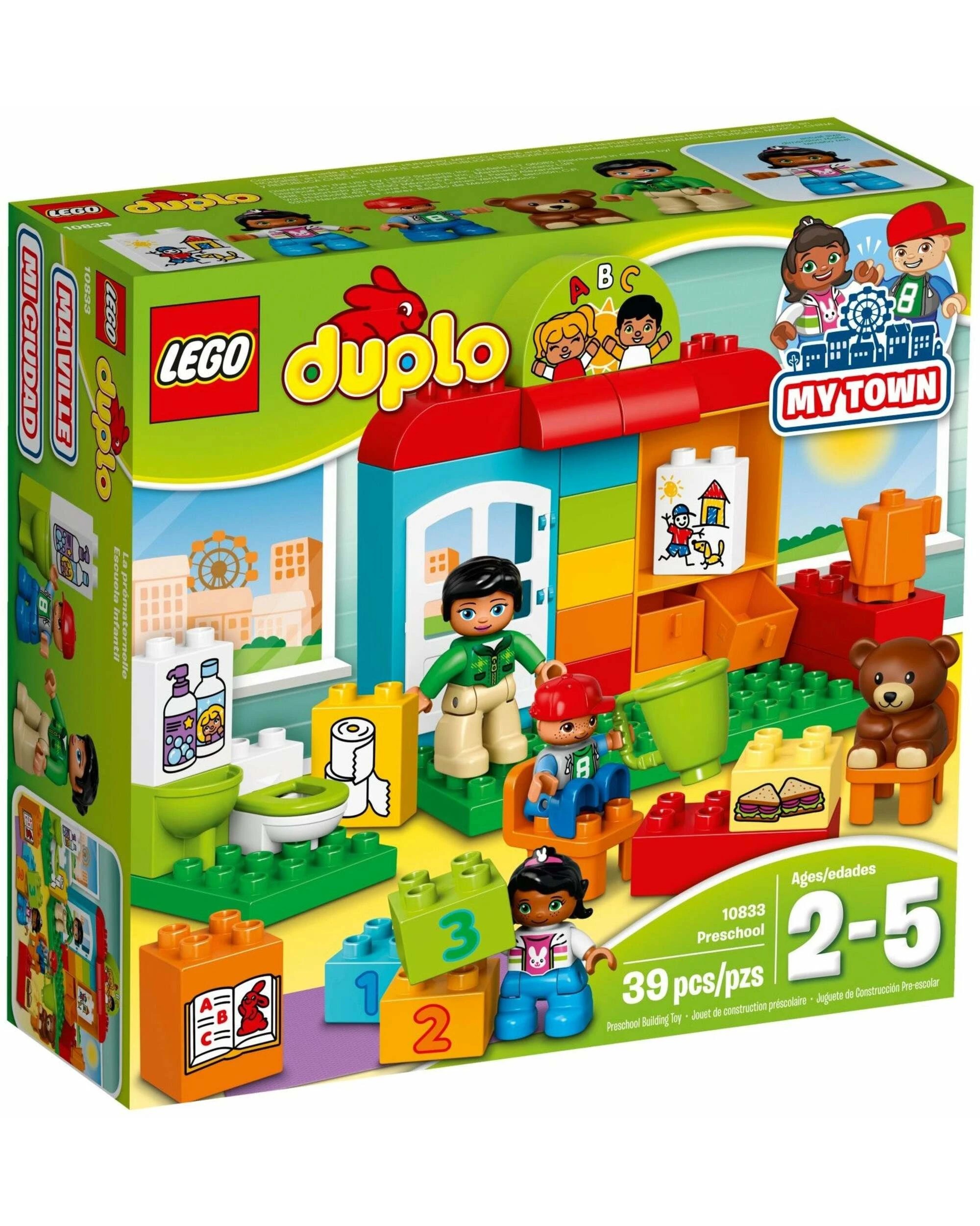 1 LEGO 10833 DUPLO Town Preschool Playset with Figures, 1 of 5