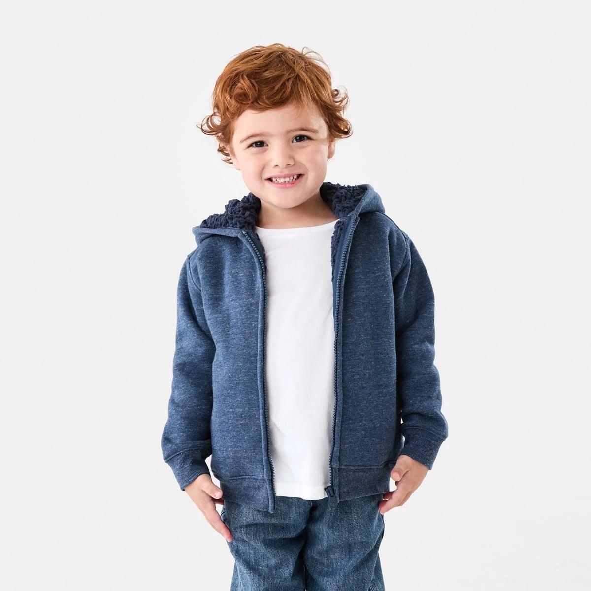 1 Sherpa Lined Hoodie Tnyb Marle, 1 of 8