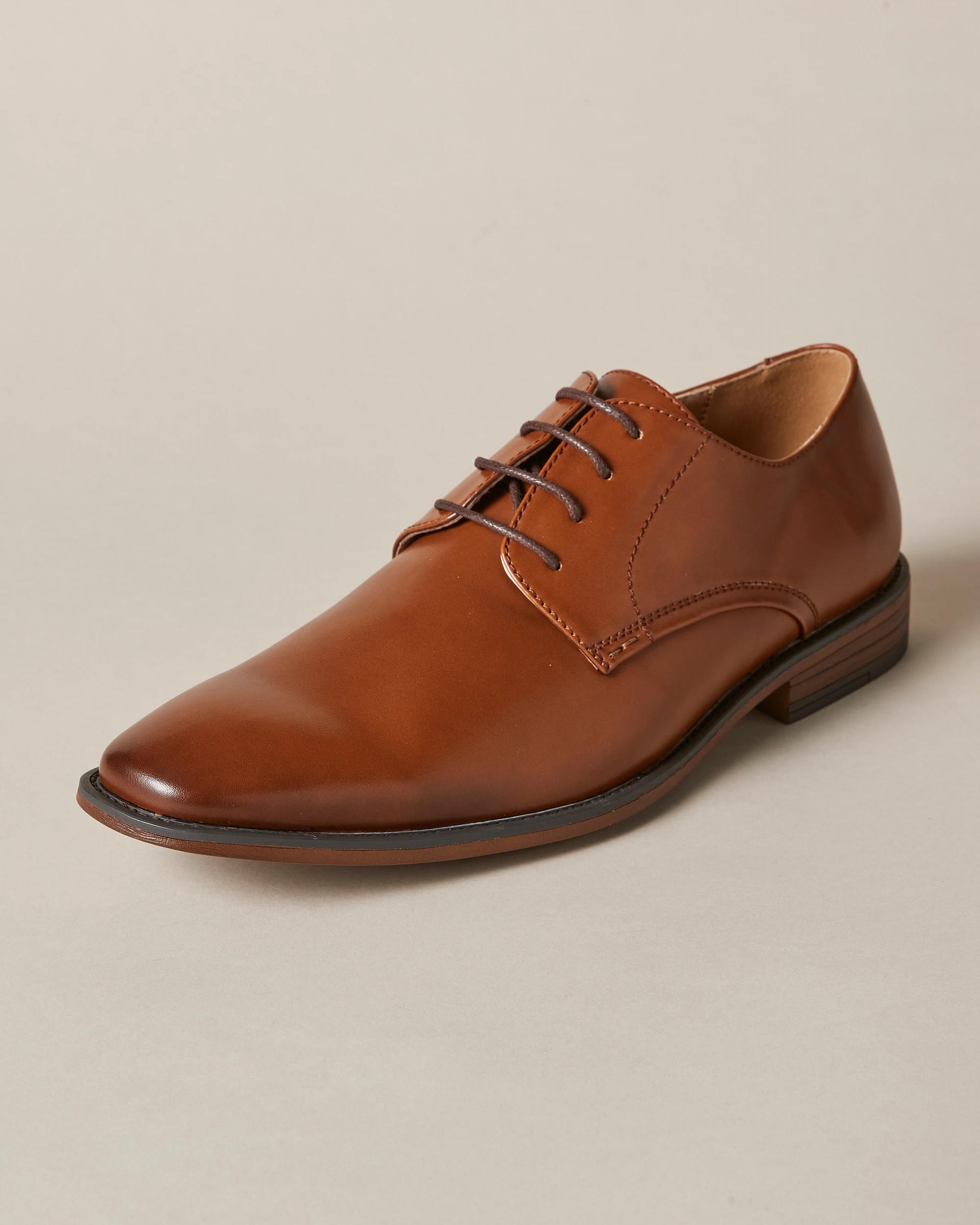 1 Target Mens Graham Dress Shoes TAN, 1 of 6
