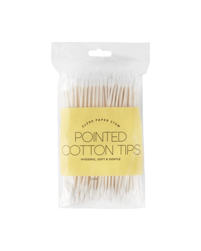 400 Piece Paper Stem Pointed Cotton 