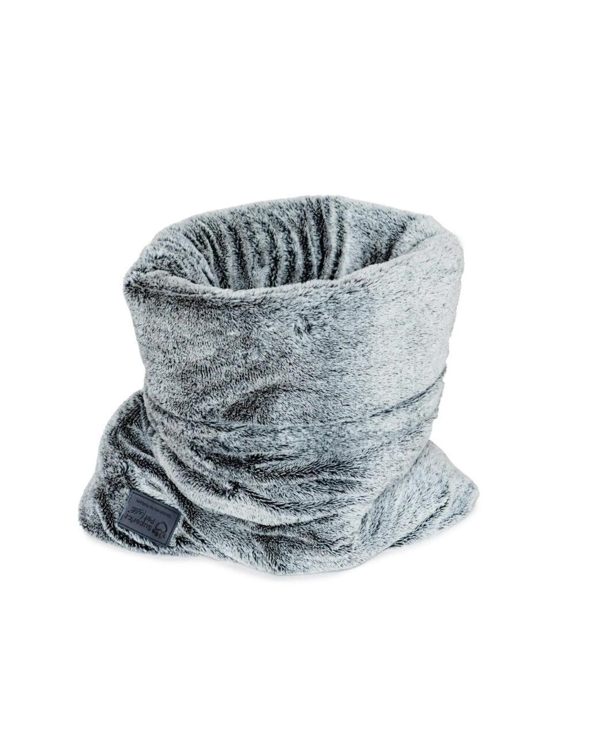 1 Superior Pet Cosy Pet Burrow for Cats & Small Dogs Artic Faux Fur - Grey, 1 of 7