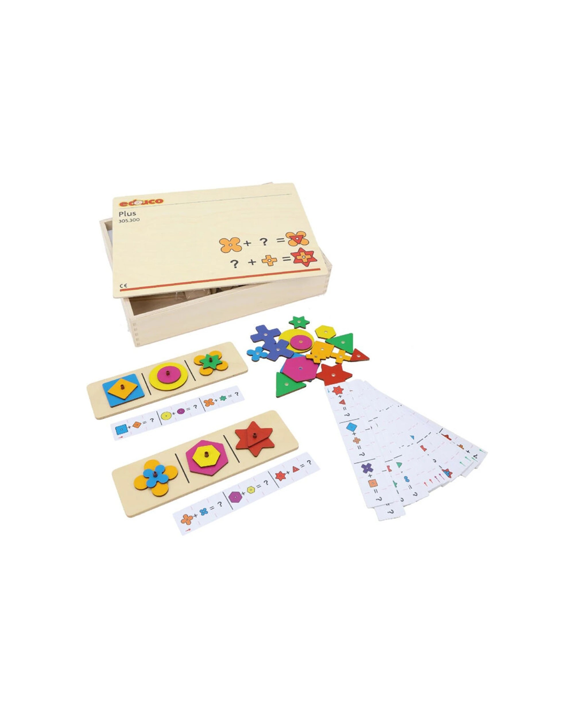 3 EDUCO Educational Shape Game Educational Toy Shape Puzzle 3 Year Old Toy - Multi, 3 of 3