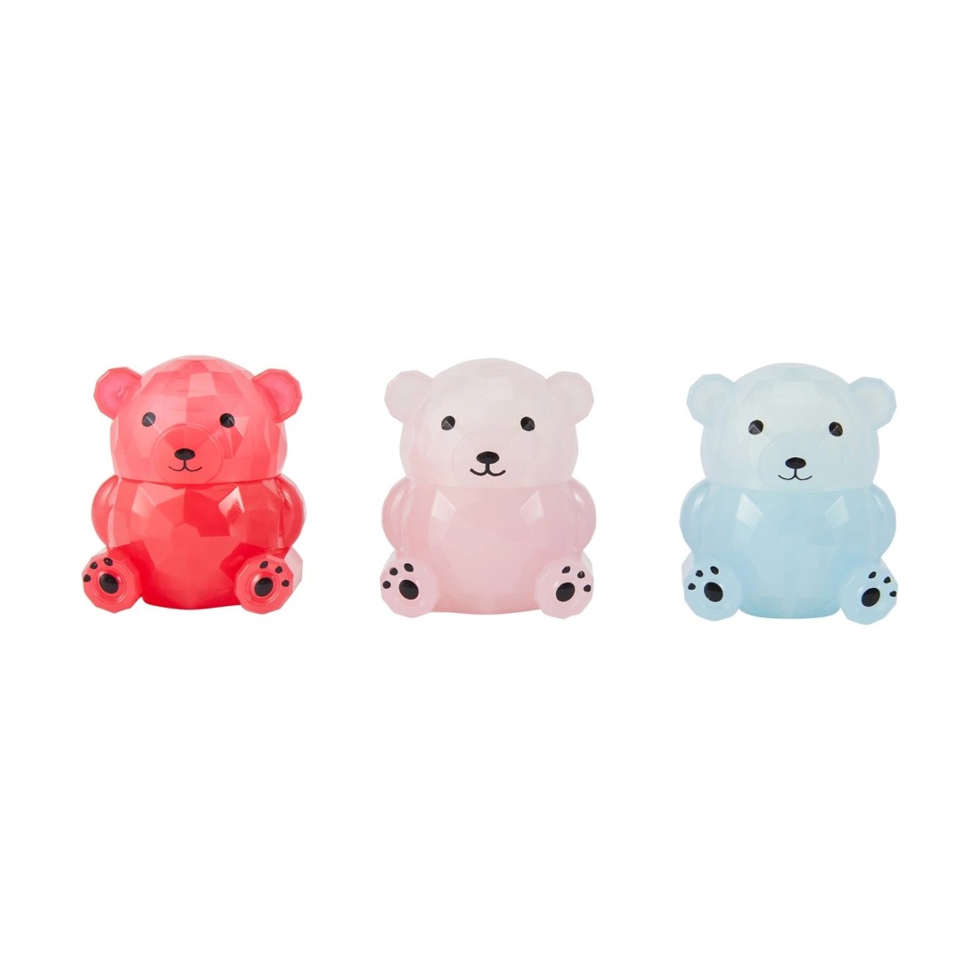 4 OXX Junior 3 Piece Beary Cute Lip Balms - Strawberry, Watermelon and Coconut Scented, 4 of 5