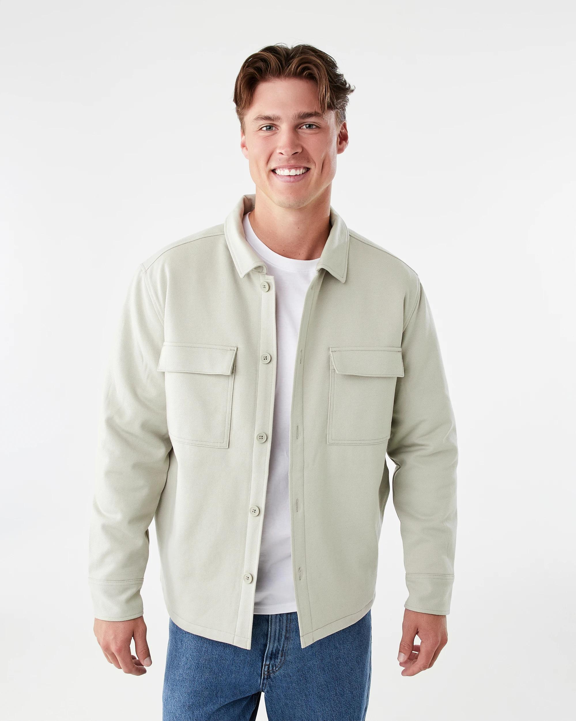 2 Textured Twill Jacket Grn Willow, 2 of 8