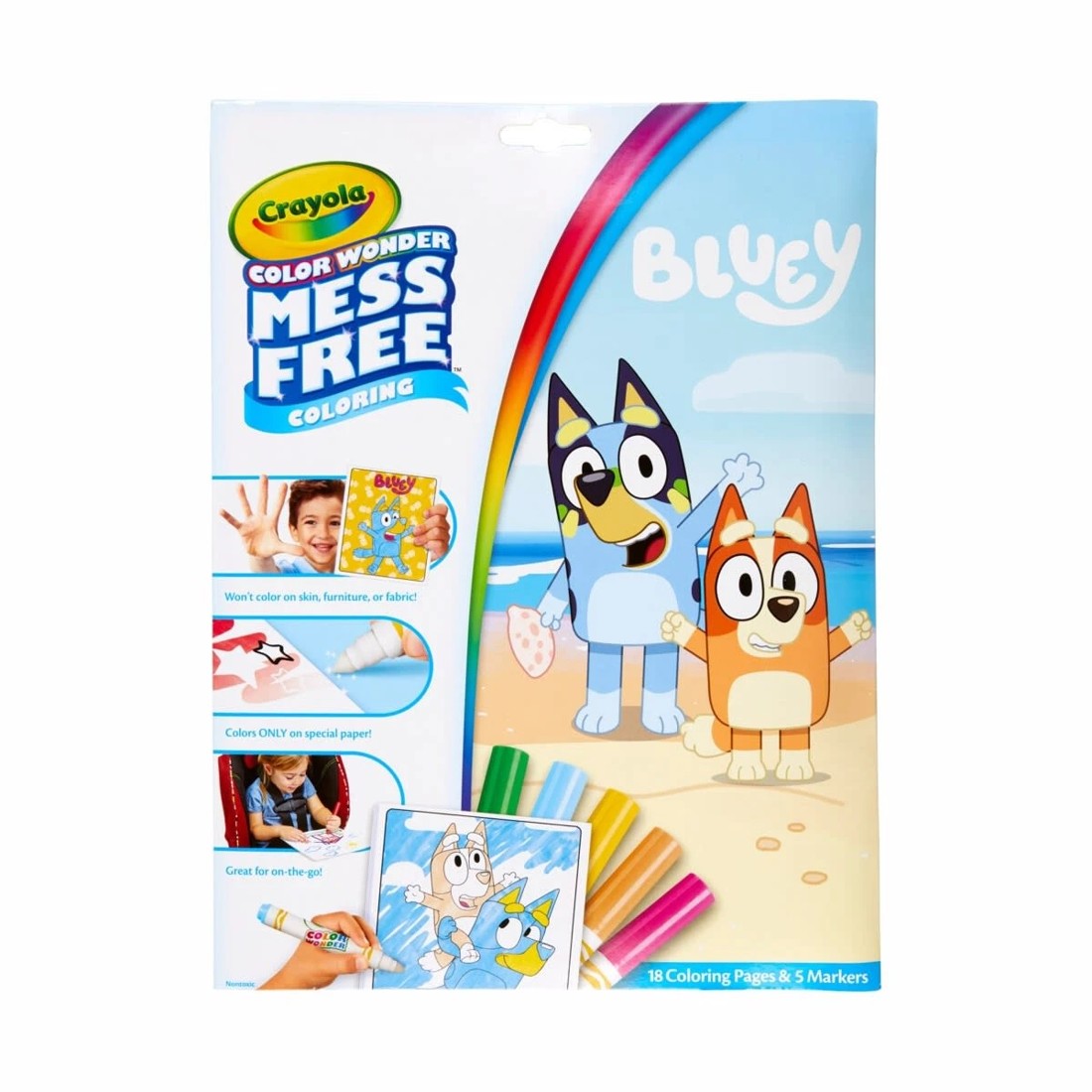 1 Crayola Color Wonder Bluey Mess-Free Colouring Kit, 1 of 4