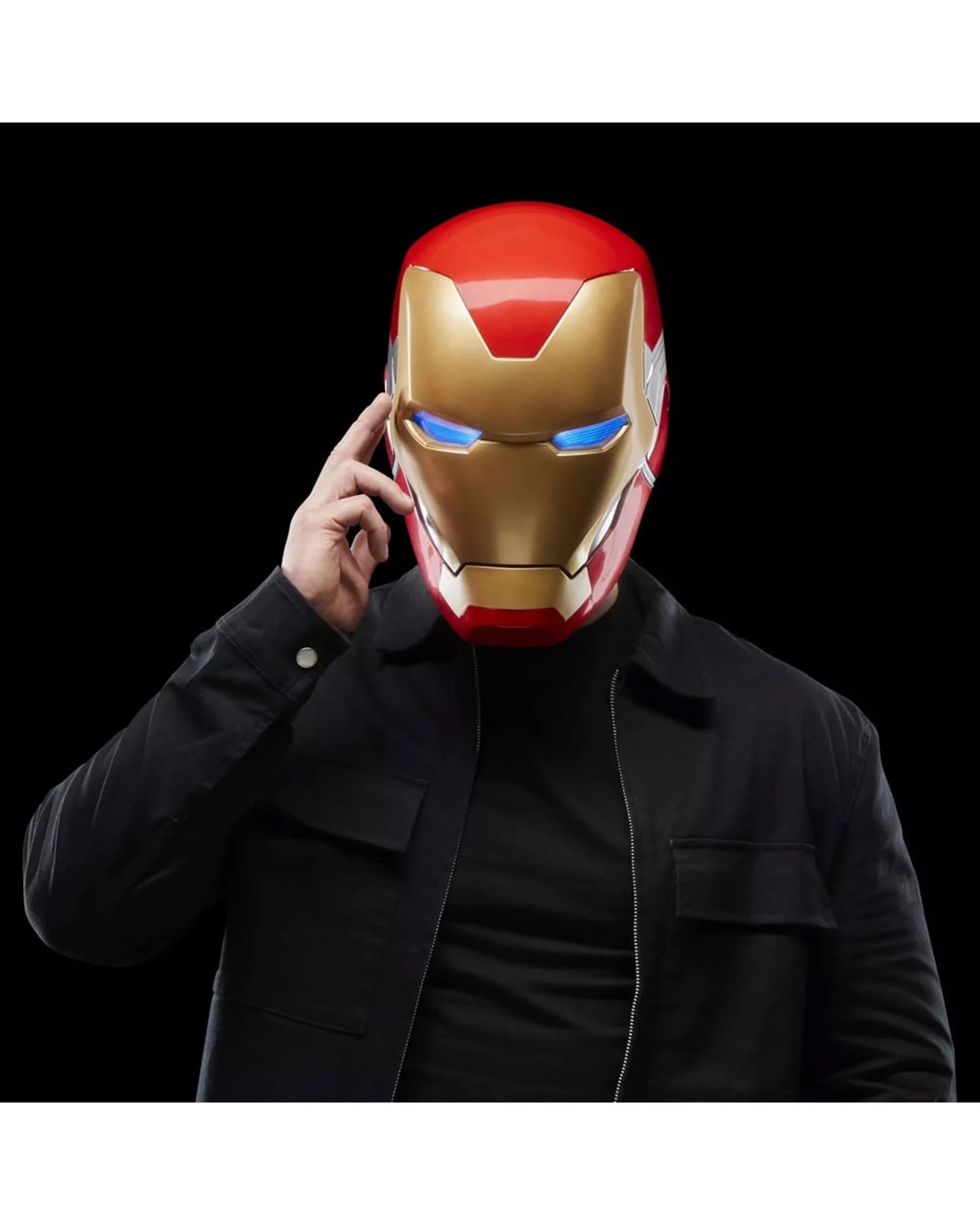 10 Hasbro Marvel Legends Series: Avengers Endgame Iron Man Mark 85 Premium Electronic Helmet, 10 of 10