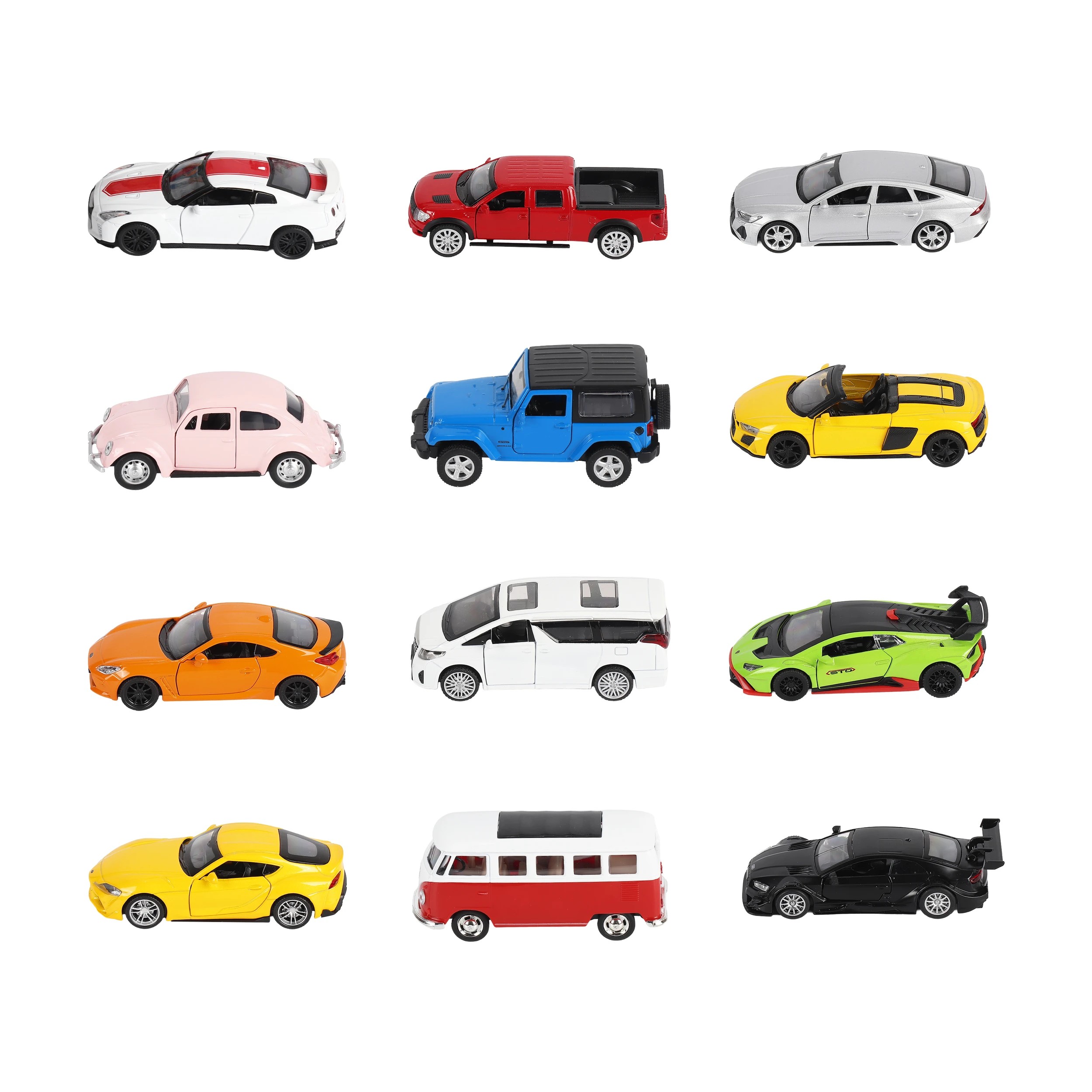 5 Metal Speed Zone (MSZ) Die Cast Metal Street Series Scale Model Car - Assorted, 5 of 6