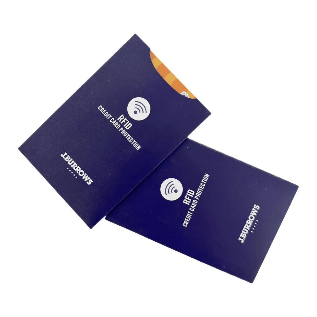 4 J.Burrows RFID-Blocking Credit Card Sleeves 2 Pack, 4 of 4