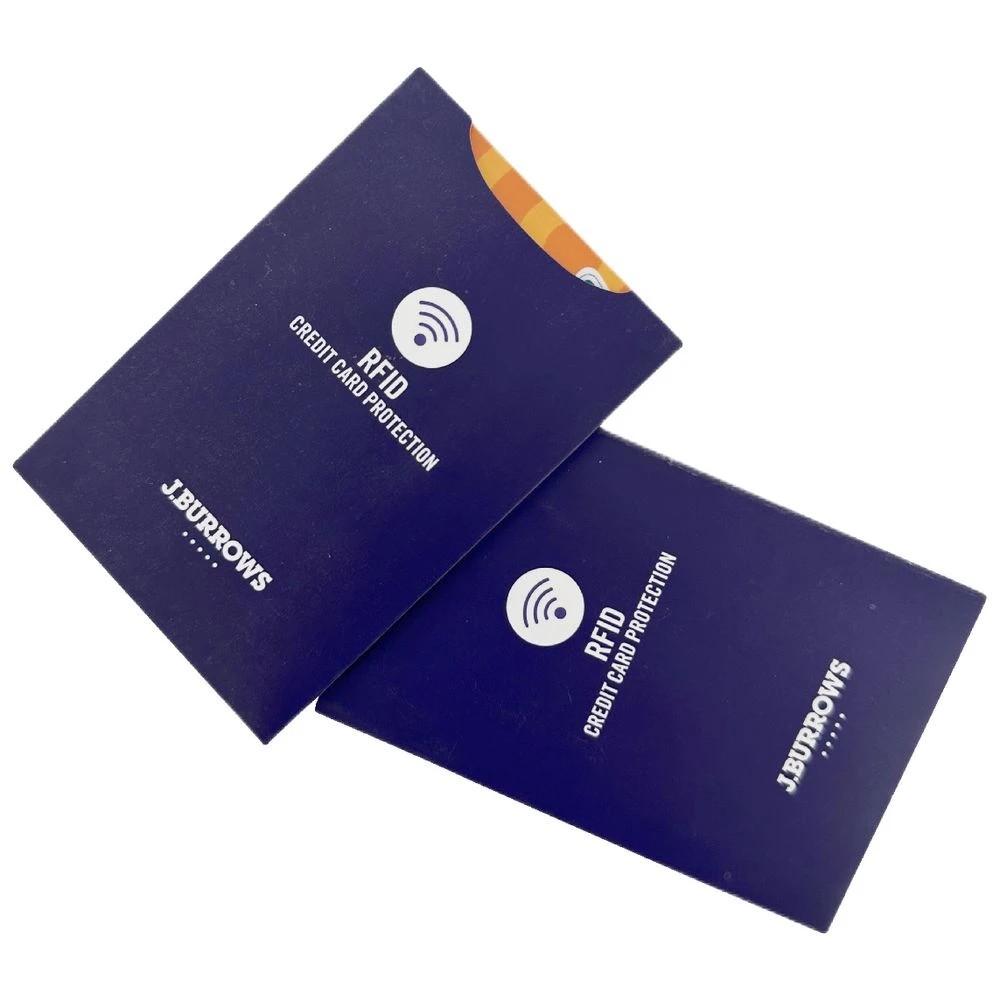 4 J.Burrows RFID-Blocking Credit Card Sleeves 2 Pack, 4 of 4