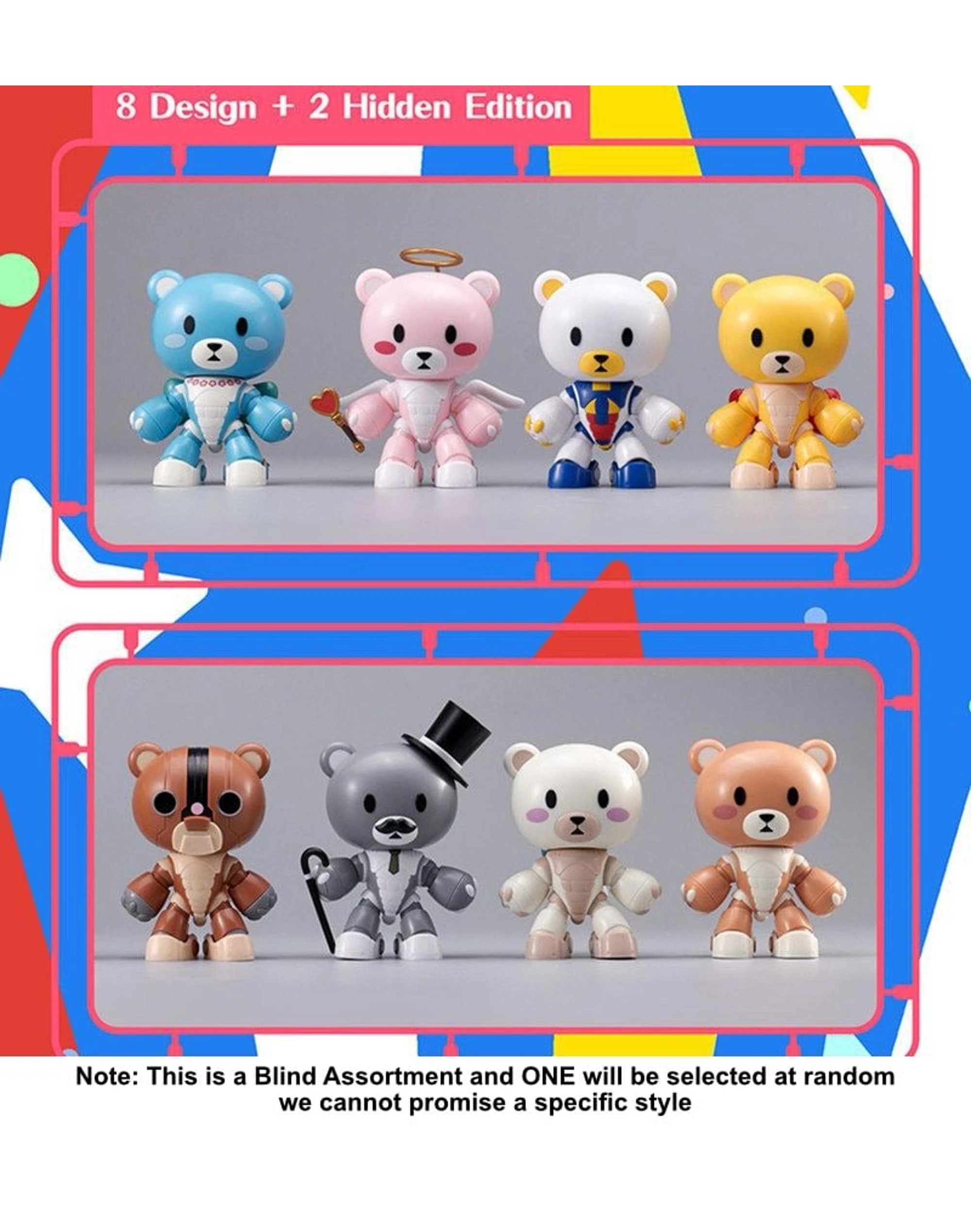 2 Bandai PLABAKO Mobile Suit Gundam Beargguy Family Blind Box, 2 of 9
