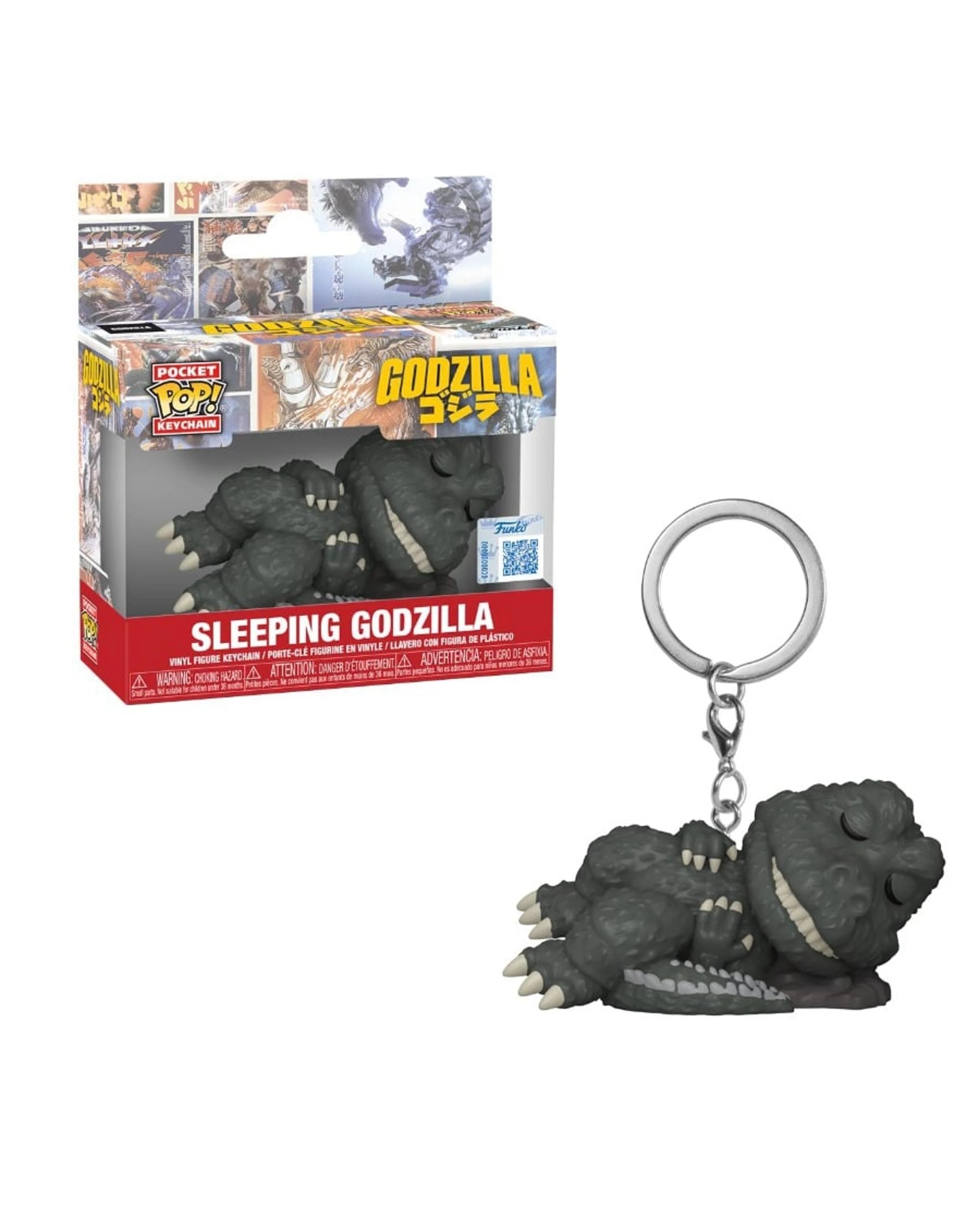 1 Godzilla: Godzilla Sleeping Pocket Funko POP! Keychain, 1 of 1
