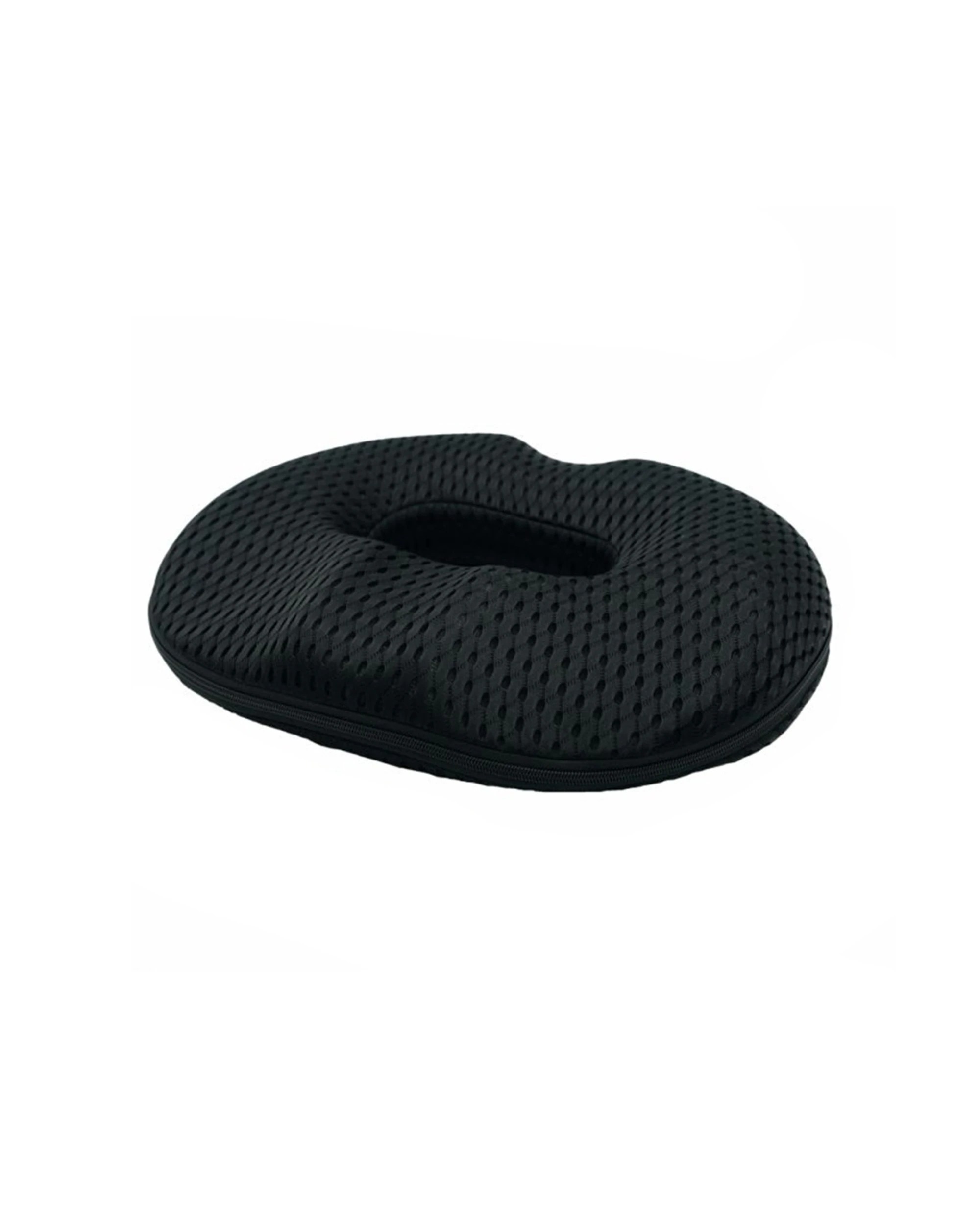 1 Bodyassist Mens Donut Seat Pillow Memory Foam With Large Hot Cold Gel Pack - Black - Black, 1 of 1
