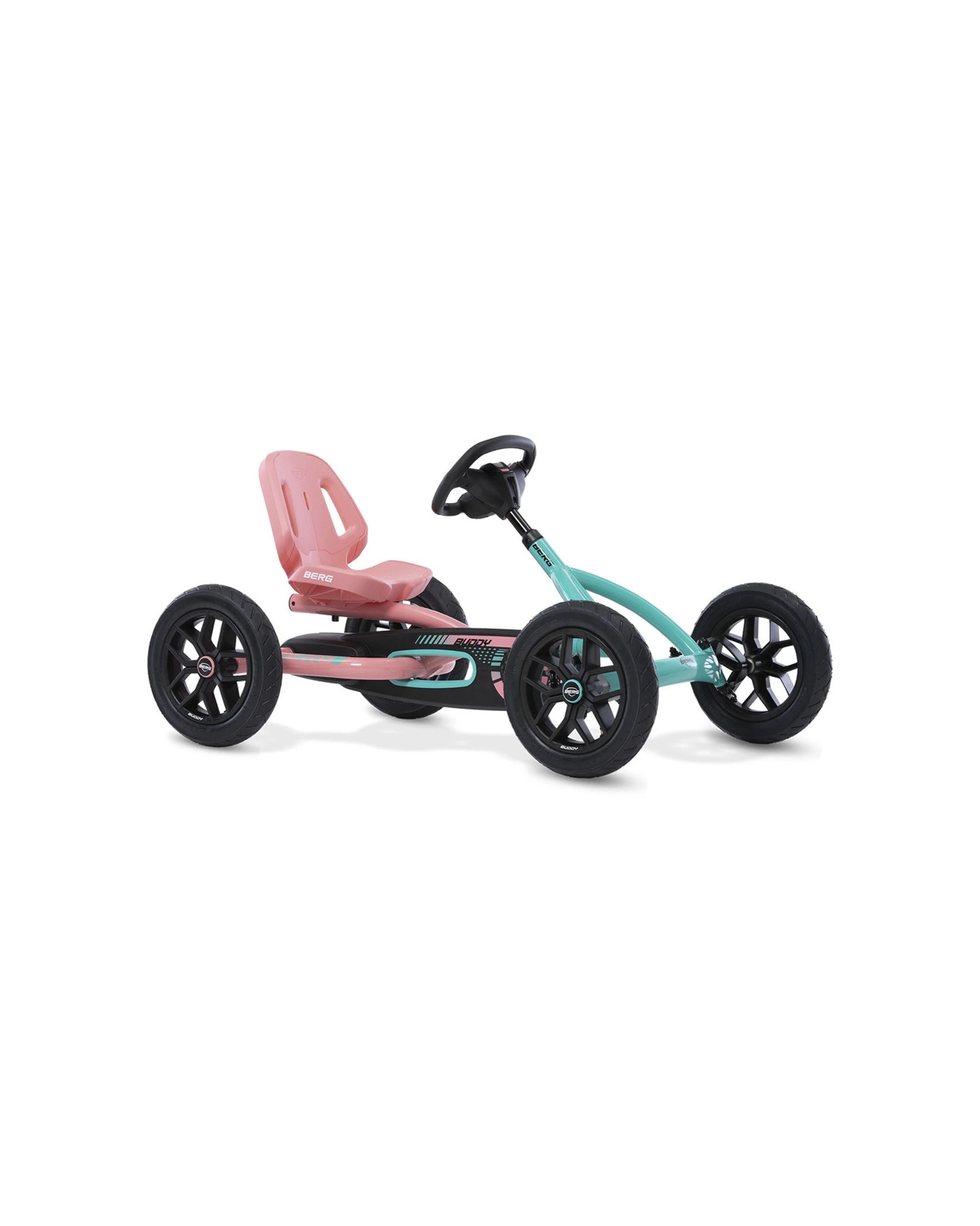 3 Berg Buddy Lua 2.0 Kids Pedal Go Kart Pink Mint 3 To 8 Years Ride On Kart - Pink, 3 of 5
