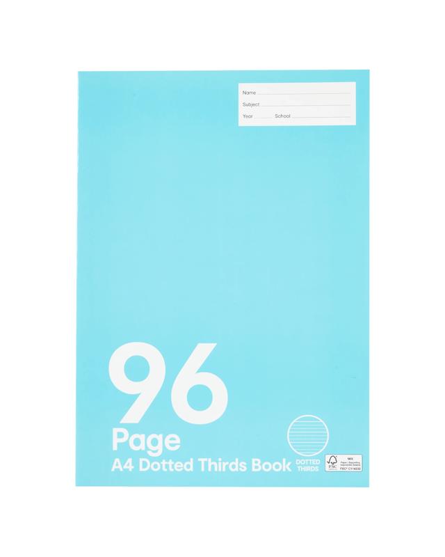 A4 Dotted Thirds Book - 96 P