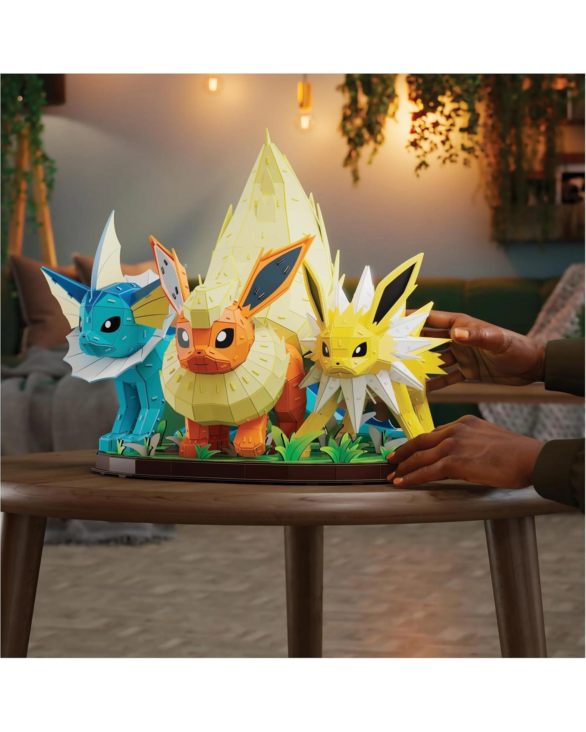 5 4D Build Pokemon Vaporeon/Jolteon/Flareon Model Kit, 5 of 9
