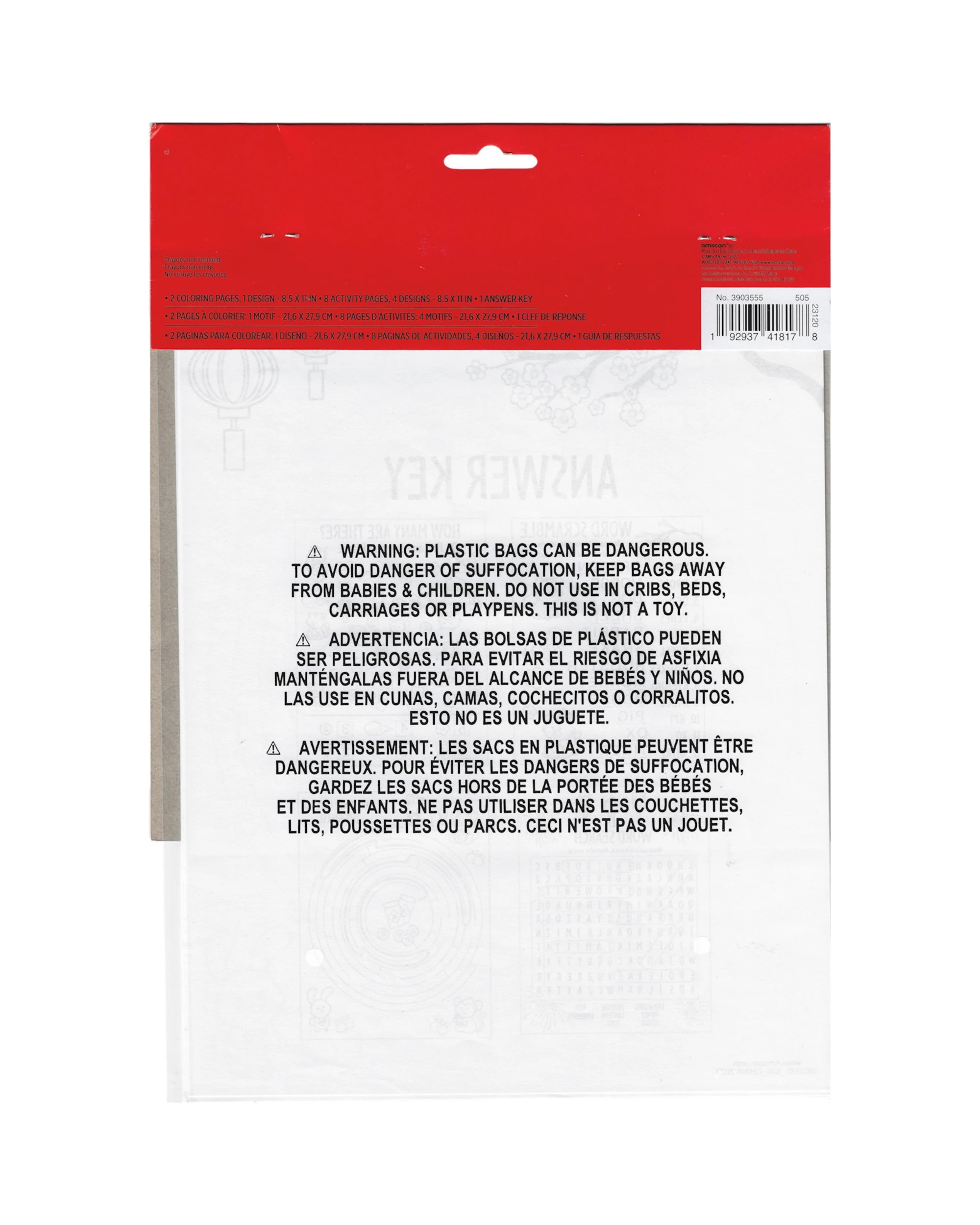 4 Anagram Chinese New Year Activity Sheets 10 Sheets, 4 of 4