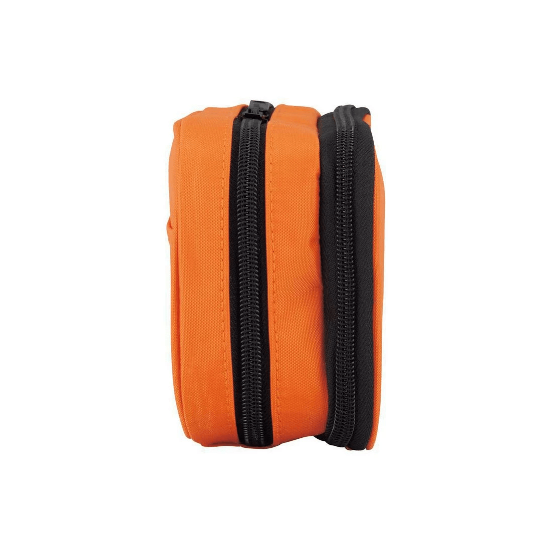 5 Lihit Lab Double Zip Mutli Compartment Pencil Case Orange, 5 of 5