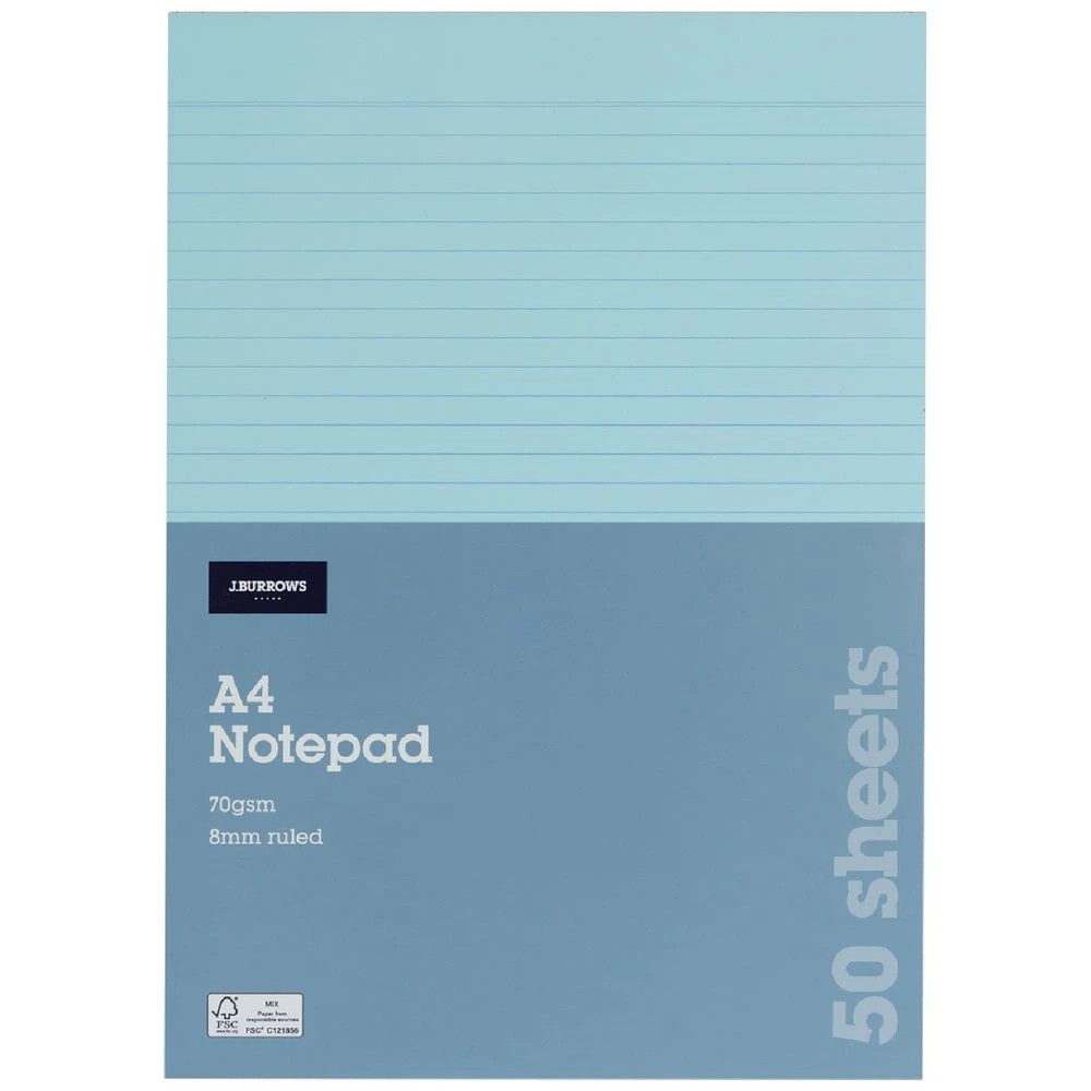 1 Ruled Notepad Blue, 1 of 6