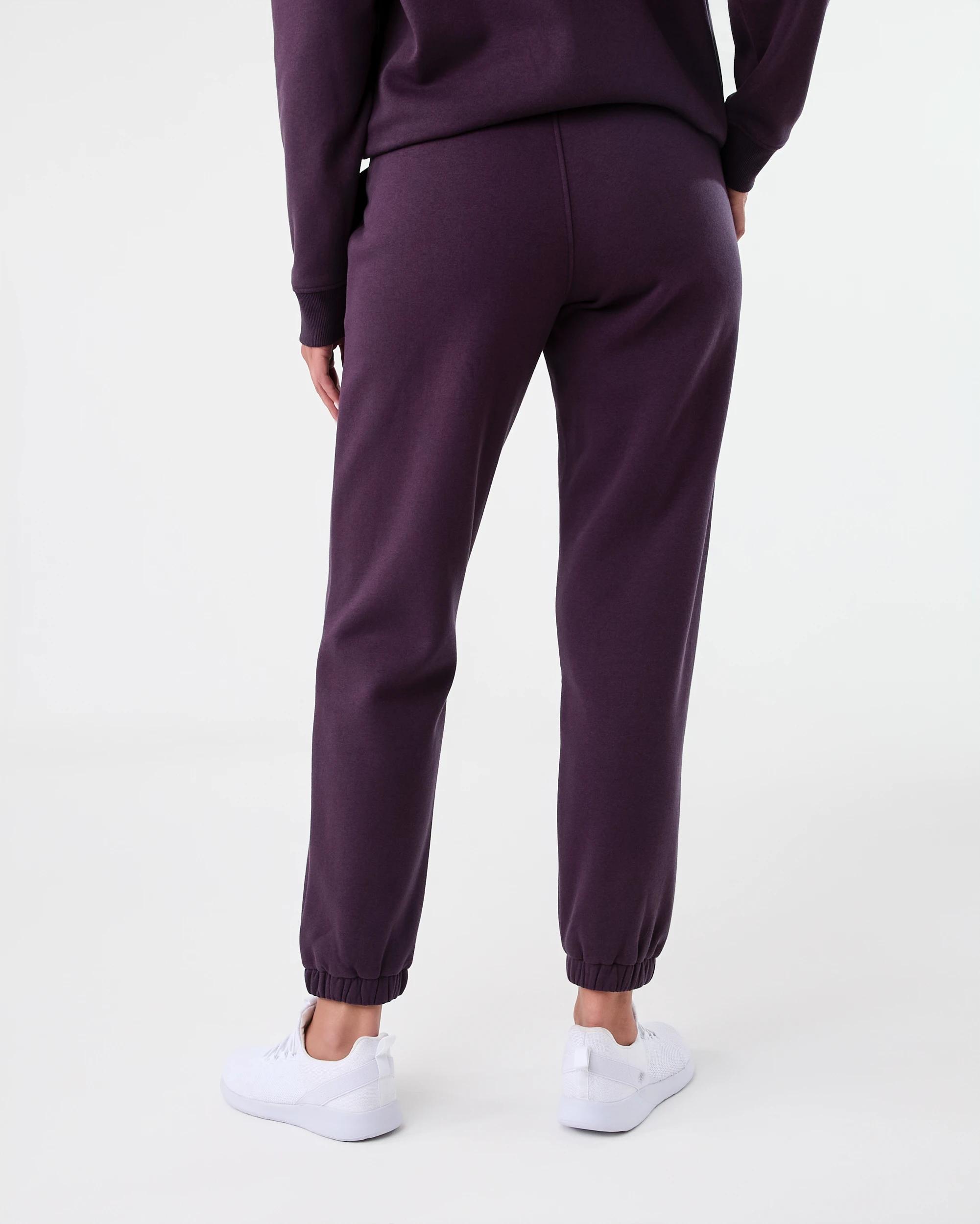 3 Active Womens Essential Cuff Trackpants Pur Raisin, 3 of 6