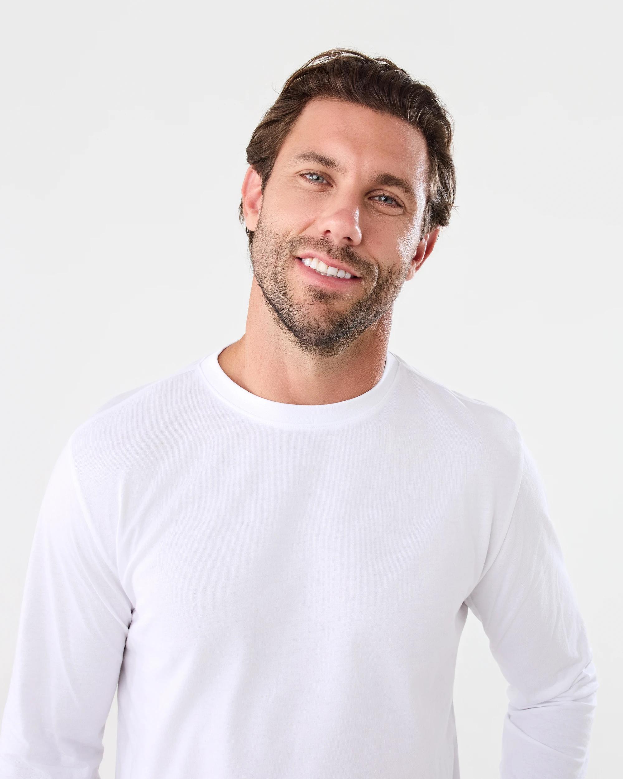 4 Long Sleeve Core T-shirt White, 4 of 5