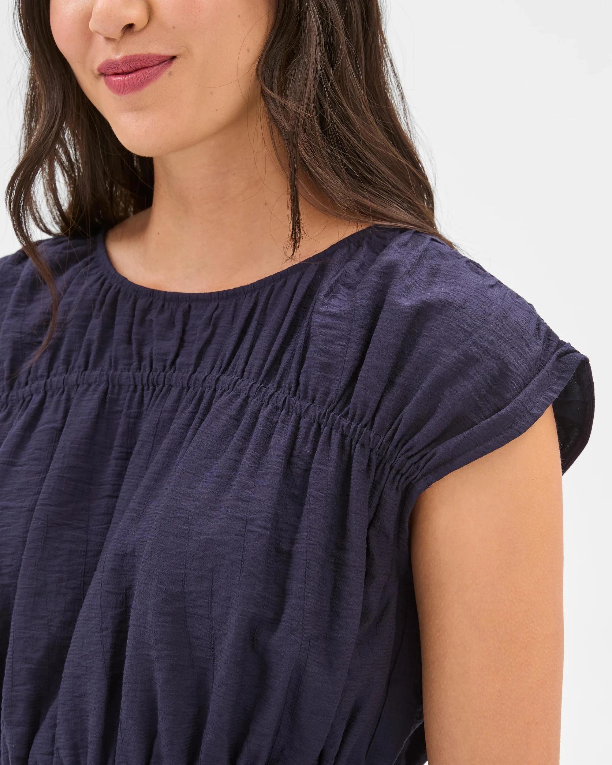 4 Sleeveless Crinkle Top - Preview OXFORD, 4 of 5