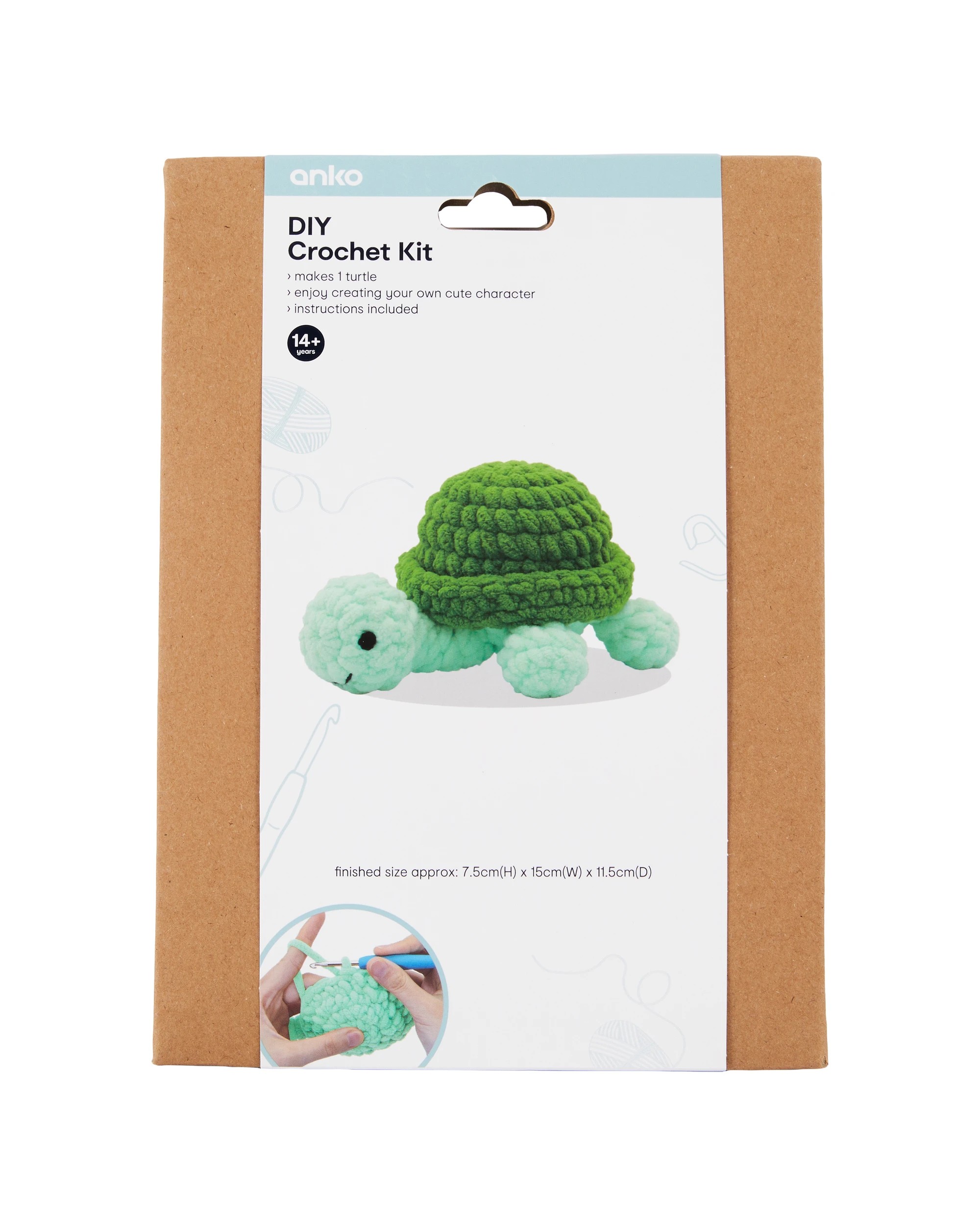 1 DIY Crochet Kit - Turtle, 1 of 3