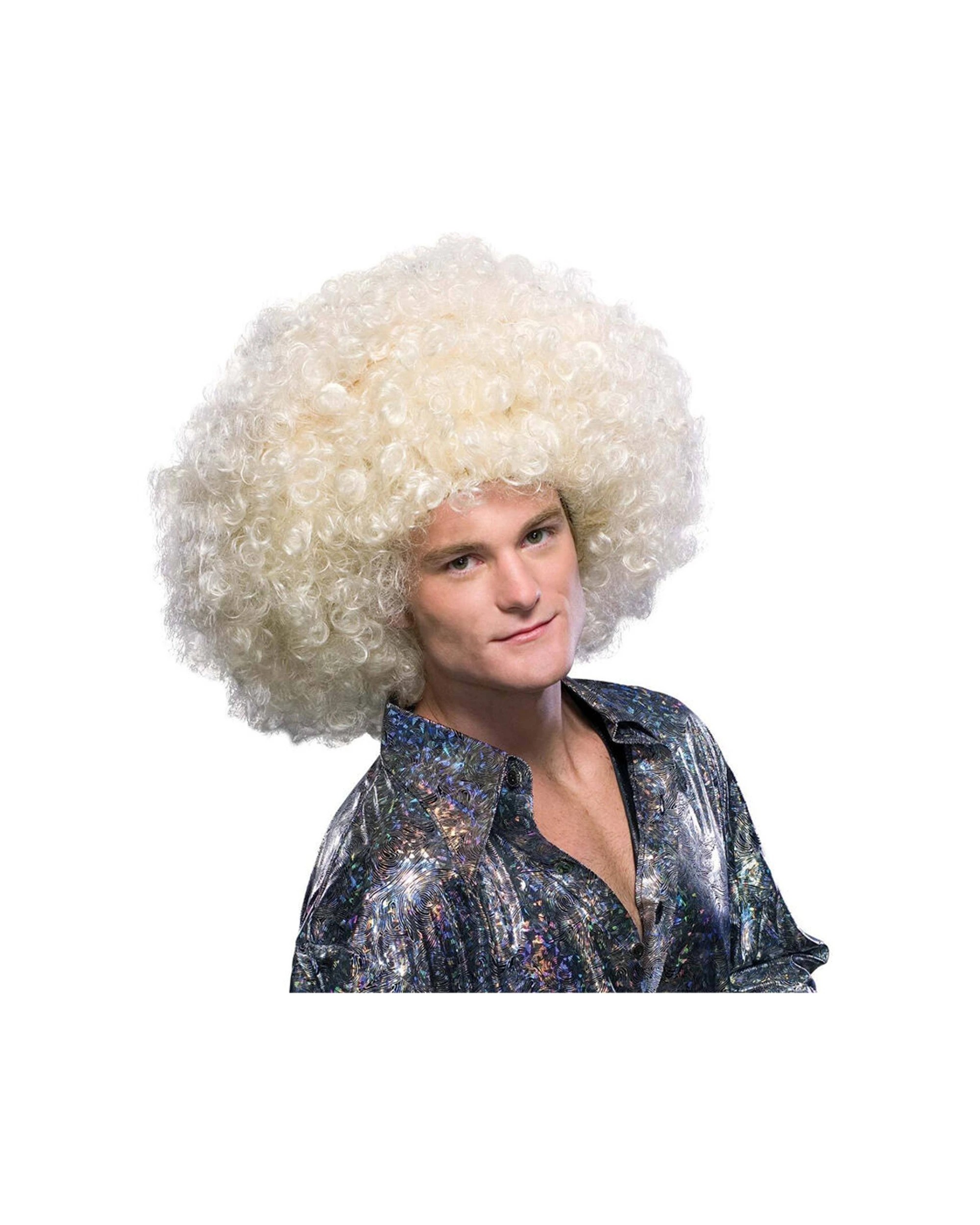 2 Rubies Super Afro Wig Headwear Costume Accessory Adult - Yellow, 2 of 2