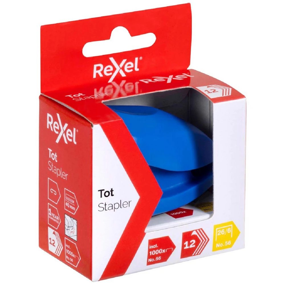 5 Rexel Tot Mini Stapler Blue, 5 of 5