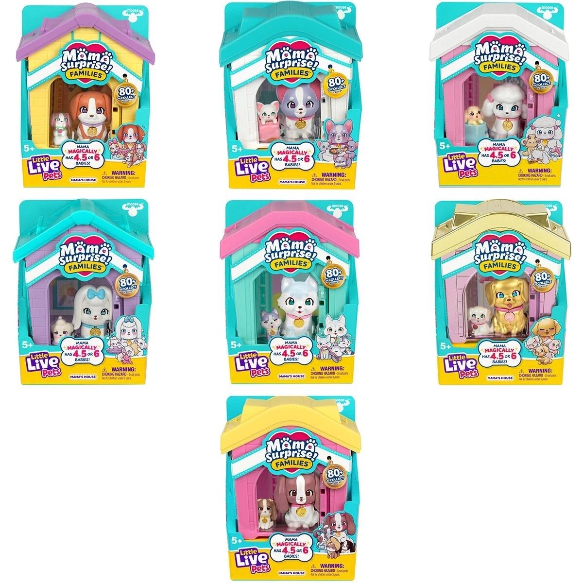 1 Little Live Pets Mama Surprise Families Mama's House Playset - Assorted, 1 of 10