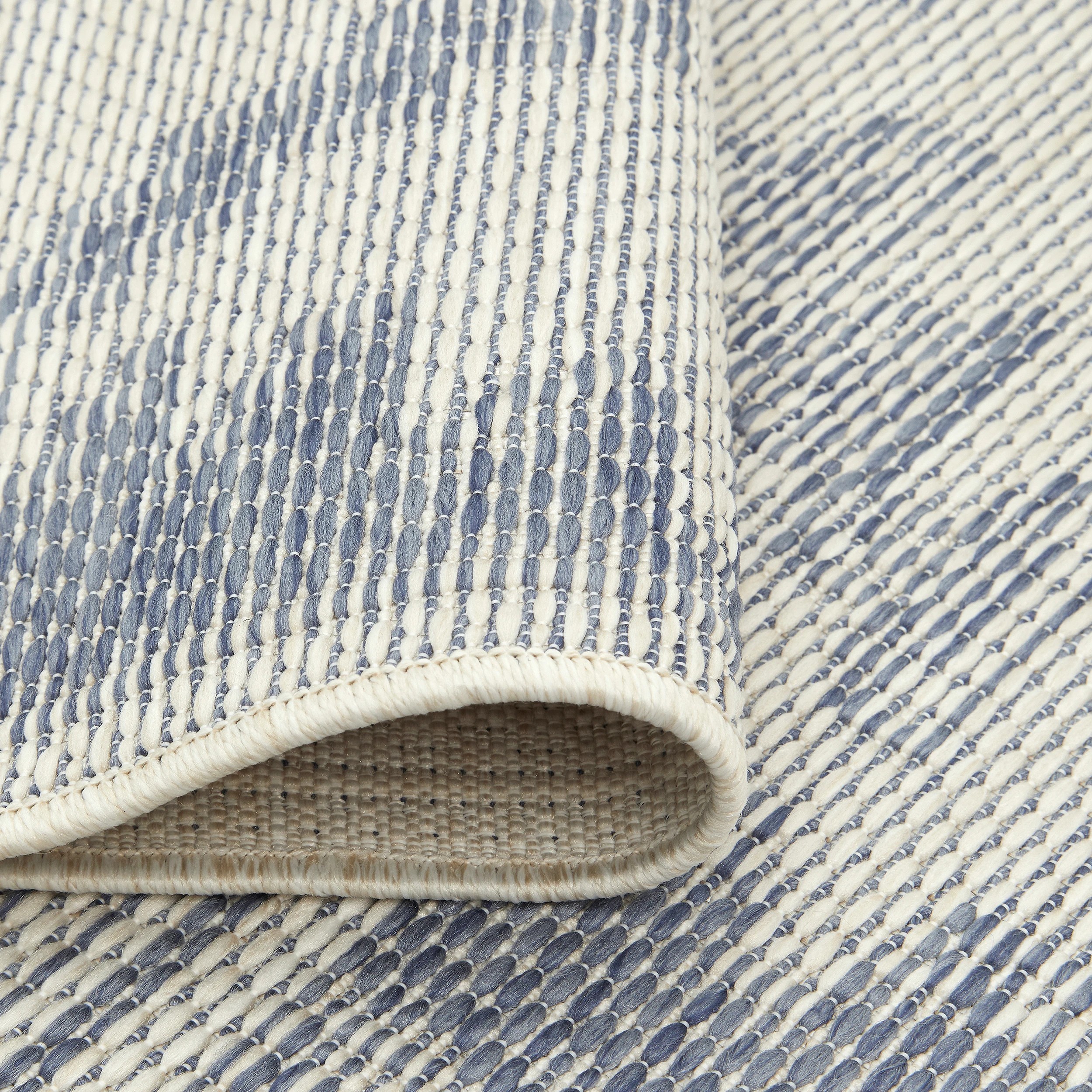 7 Common Ground Rugs Palmline Kuza 500x80cm - Extra Large Outdoor Rug - Blue, 7 of 7