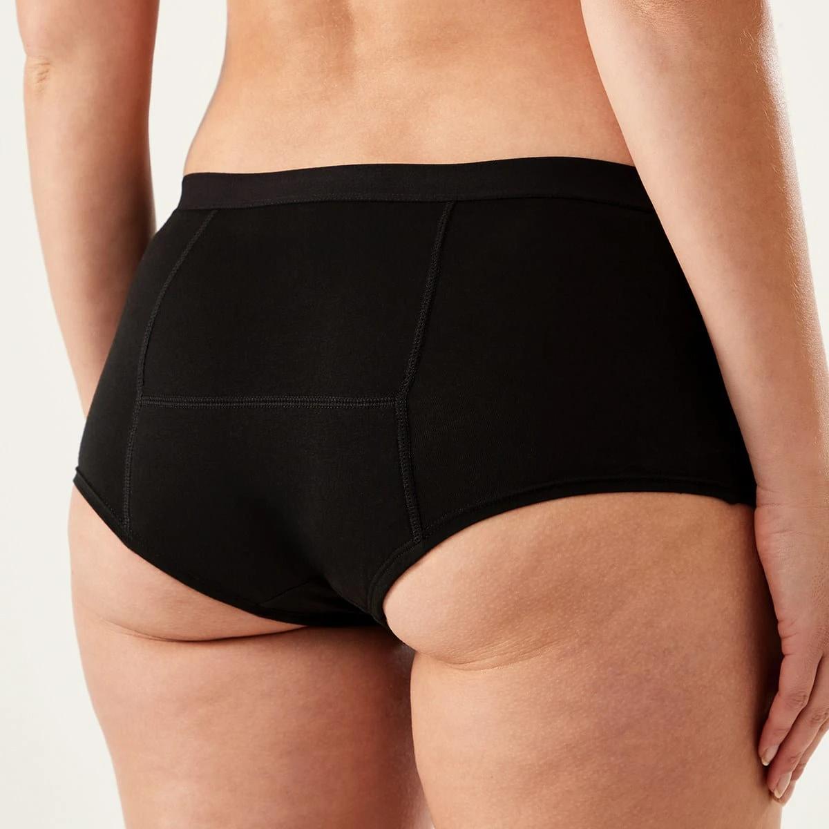 5 2 Pack Full Period Briefs - Moderate and Heavy Flow BLACK, 5 of 7