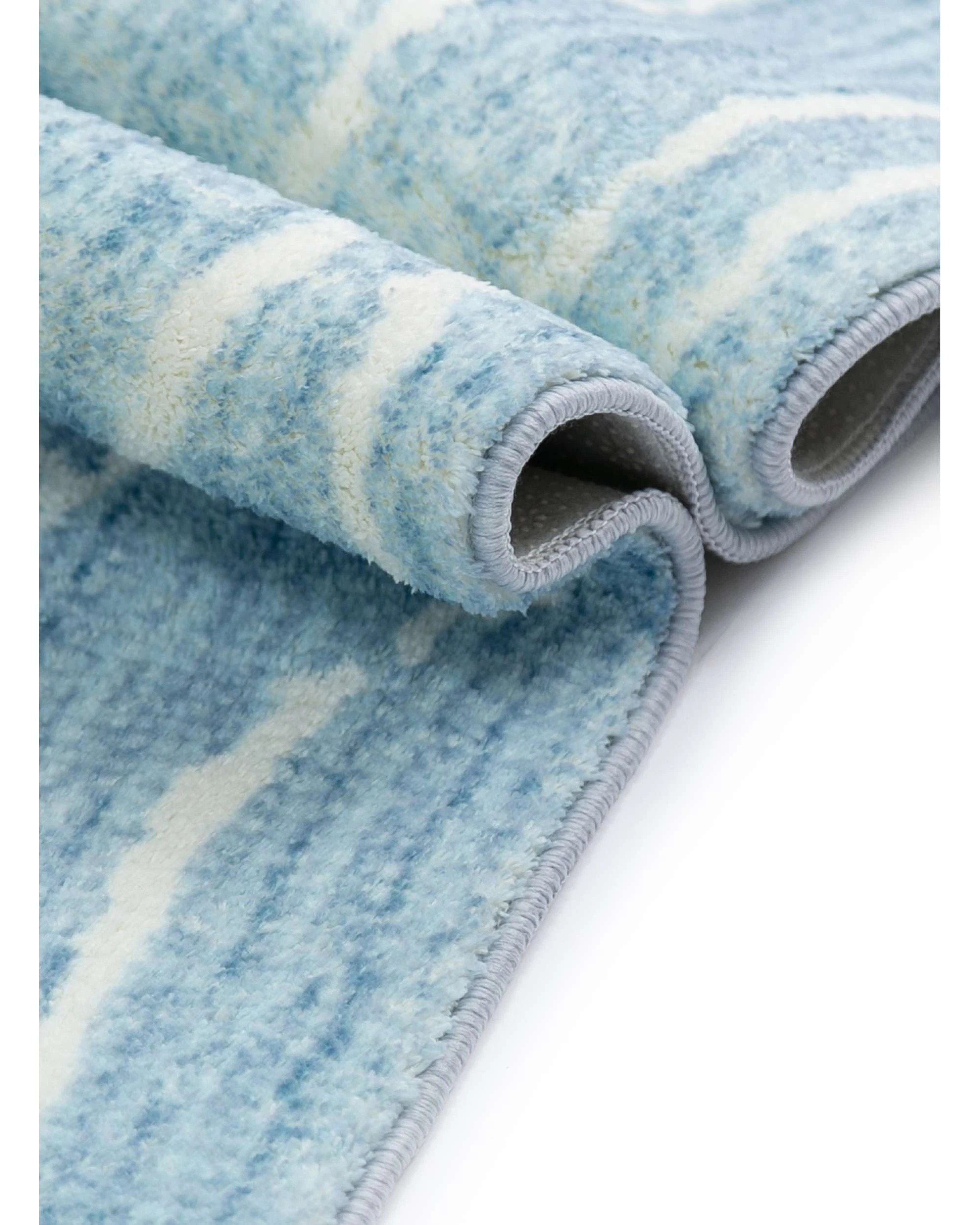 6 Loopsie Jevonn Lined Washable Rug-290cm x 200cm - Blue, 6 of 6