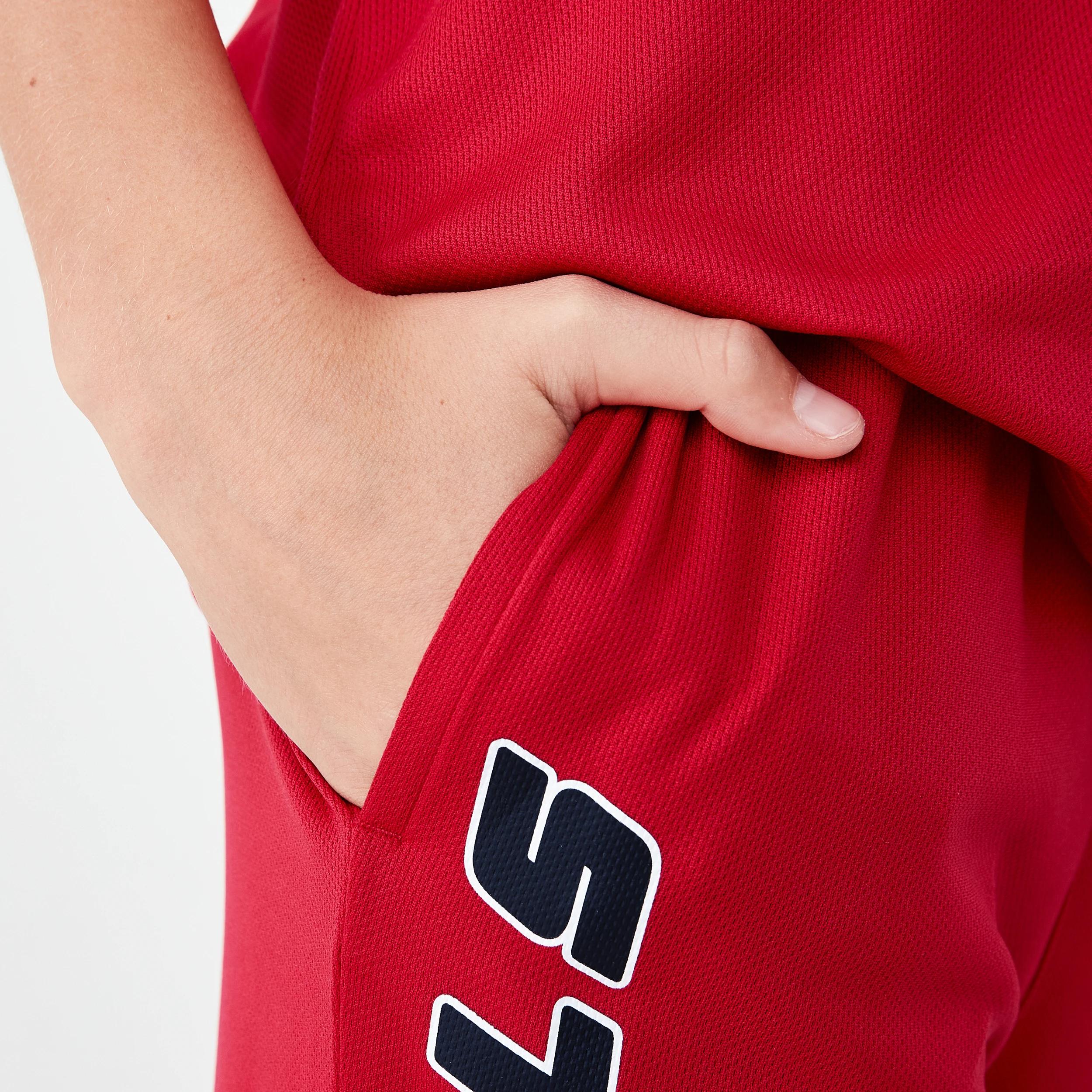 4 Official NBA Kids Mesh Shorts RED BULLS MESH SHORT, 4 of 8