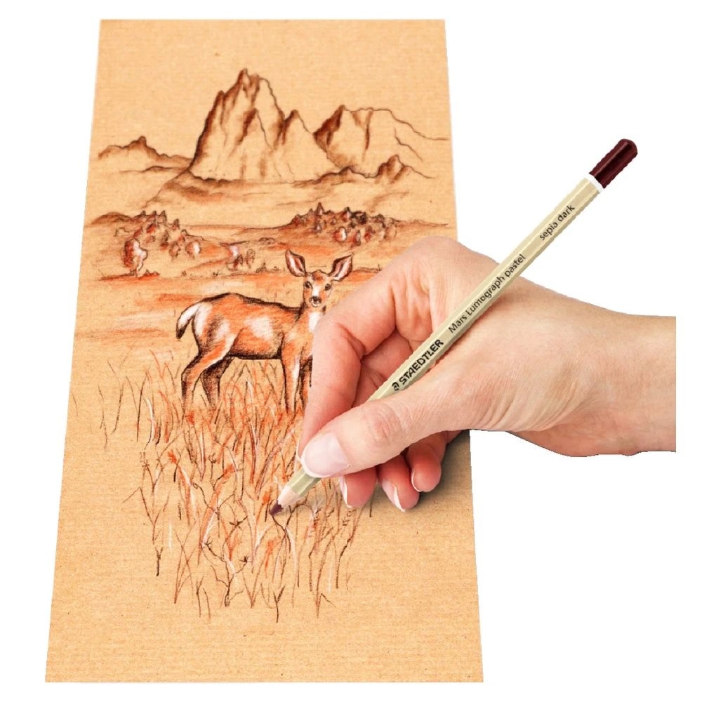 4 Staedtler Mars Lumograph Pastel Pencils 6 Pack, 4 of 4