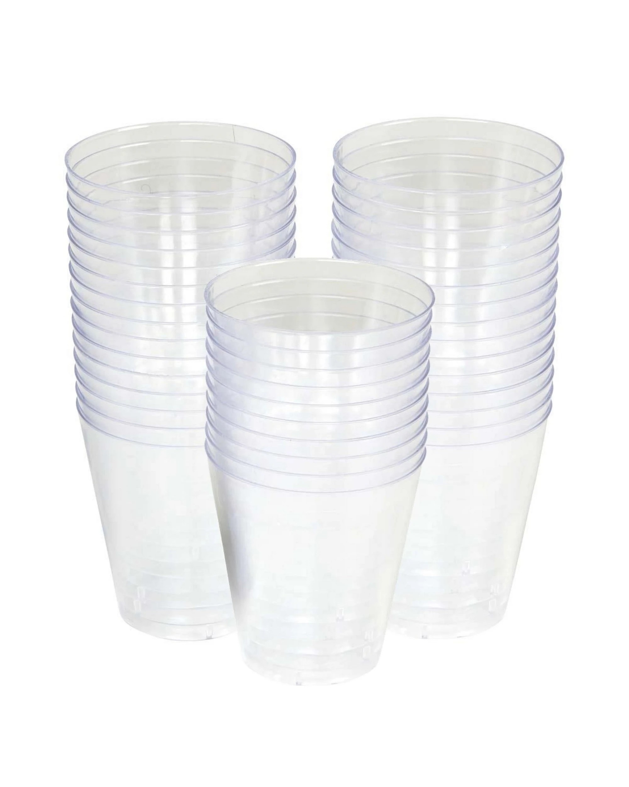 1 Partyware Clear Plastic Shot Glasses Pack of 40, 1 of 2