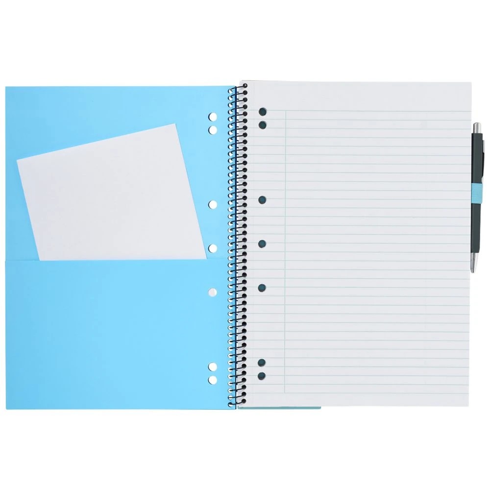 3 Otto A4 Recyled Lecture Book 140 Page Navy, 3 of 4