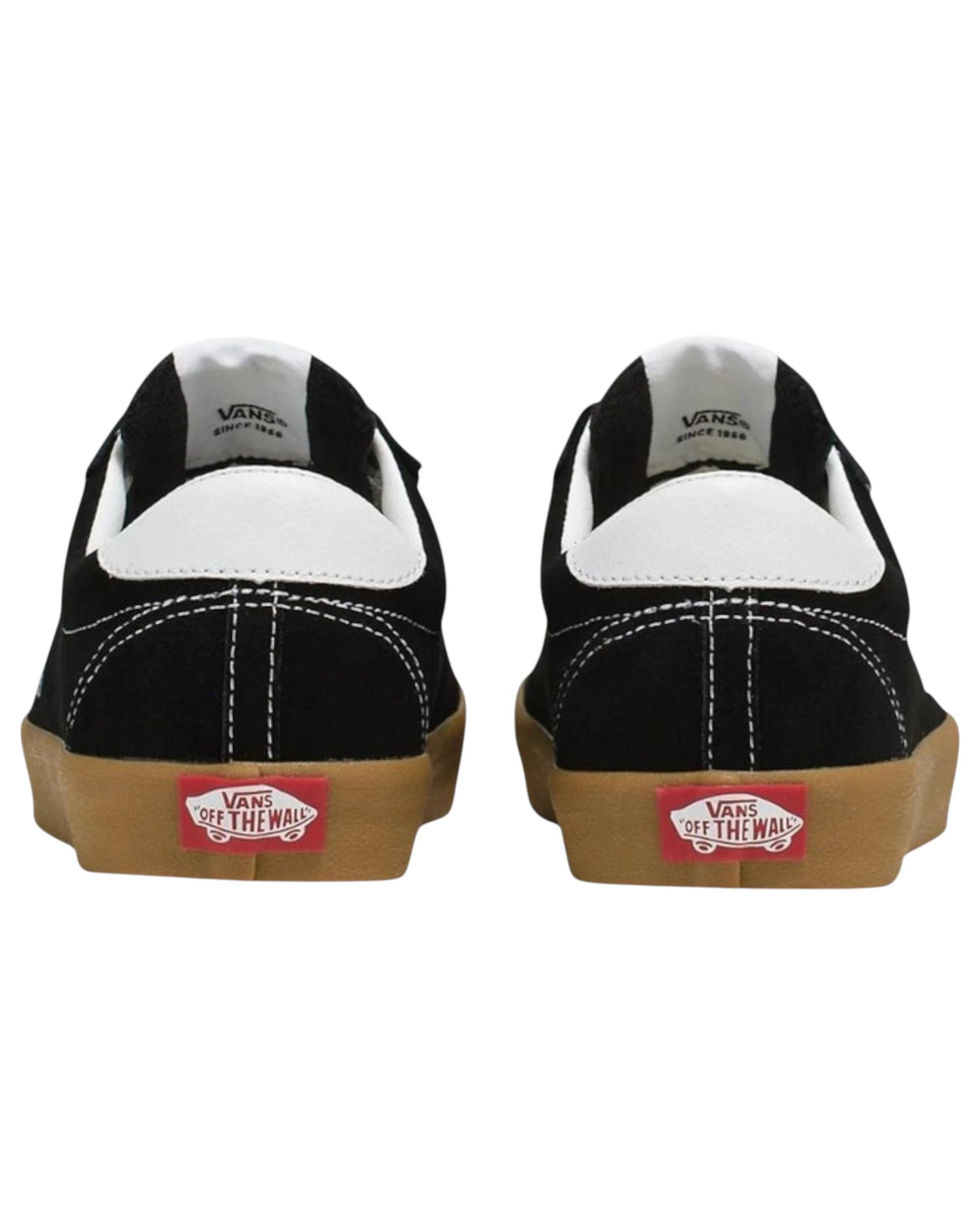2 Vans Mens Sport Low Black/ Gum Lace Up Shoes BLACK/GUM, 2 of 4