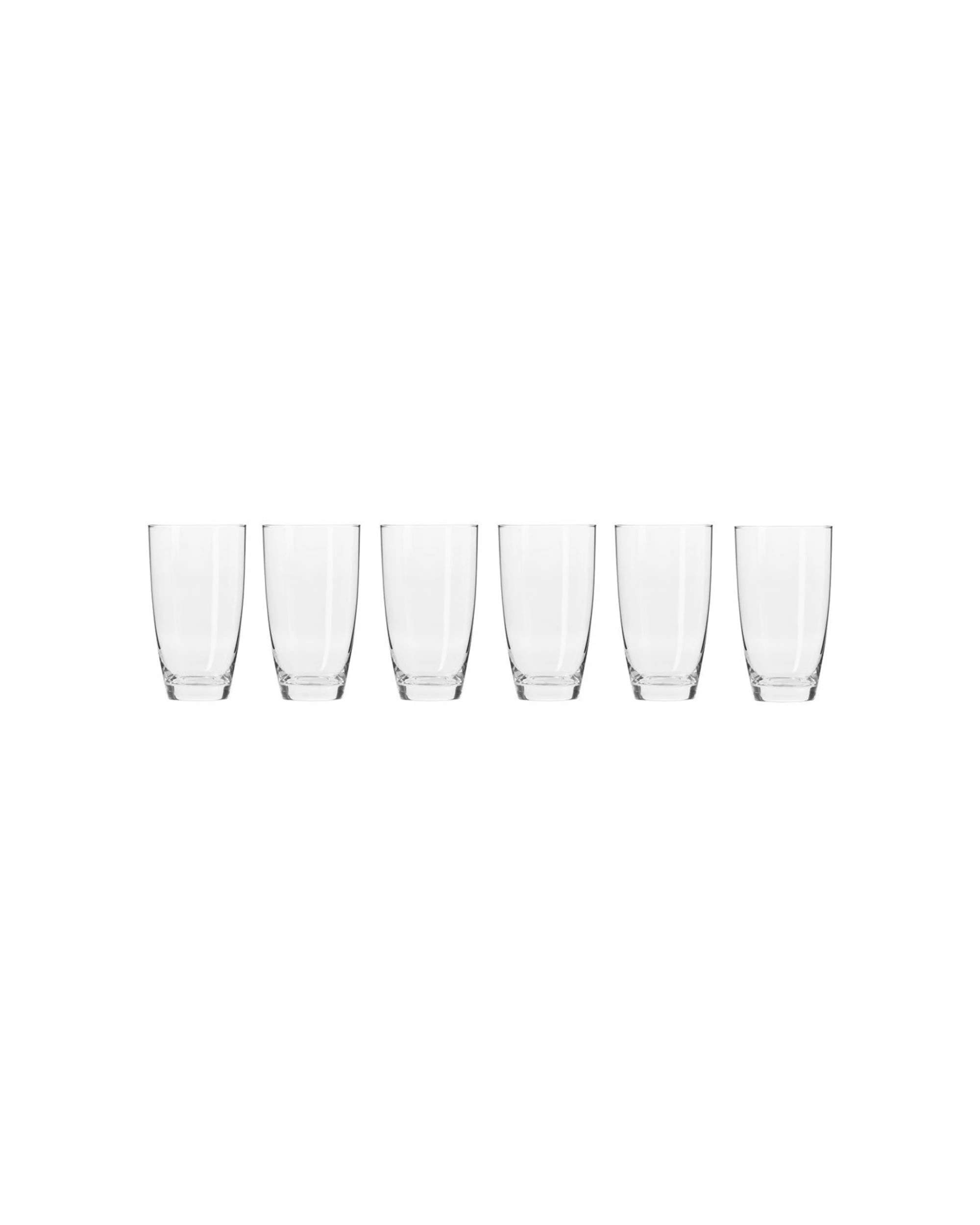 1 Krosno Harmony Collection 6 Piece Highball Glass Set 500ml Dishwasher Safe
 - Plain, 1 of 4