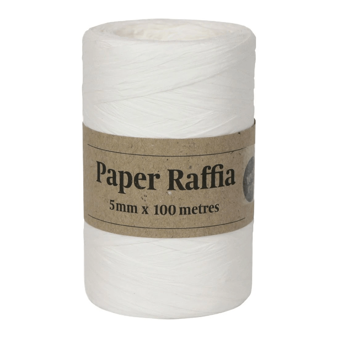 1 Gift Packaging Paper Raffia 5mm x 100m White, 1 of 1