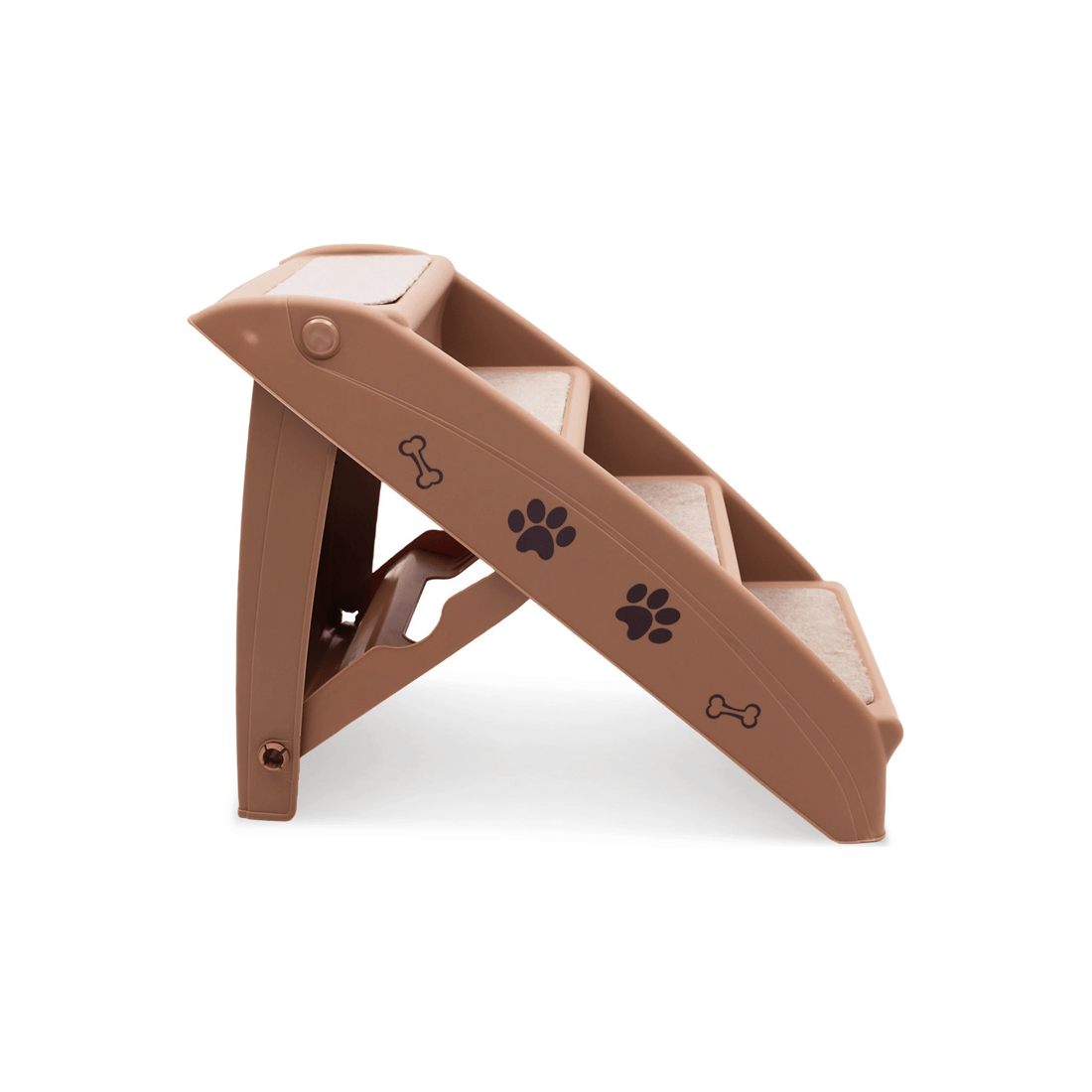 2 Furtastic Foldable Pet Stairs 50cm Dog Ladder Cat Ramp with Non-Slip Mat for Indoor Outdoor, 2 of 4