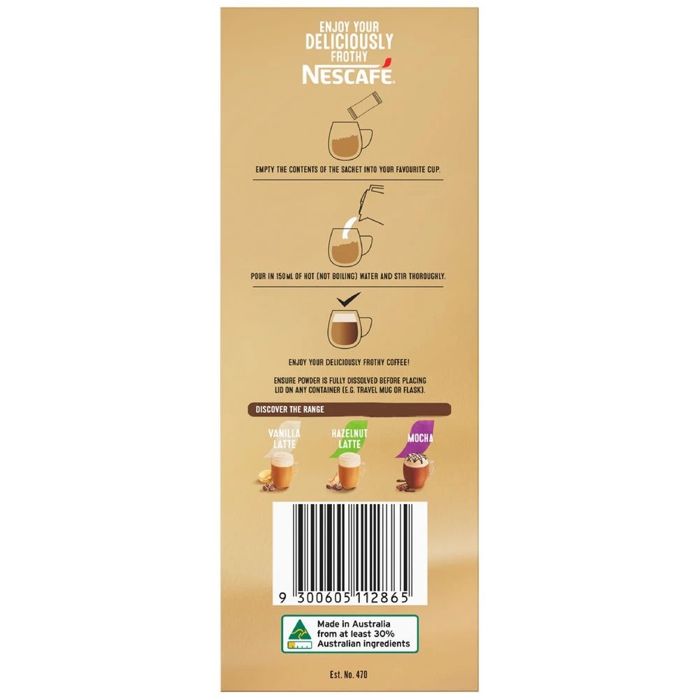 4 Nescafe Caramel Sachets 26 Pack, 4 of 10