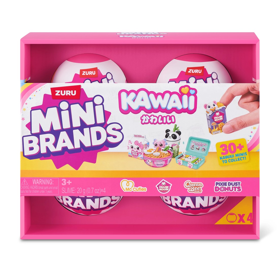 1 4 Pack Mini Brands Kawaii Capsule by ZURU, 1 of 10