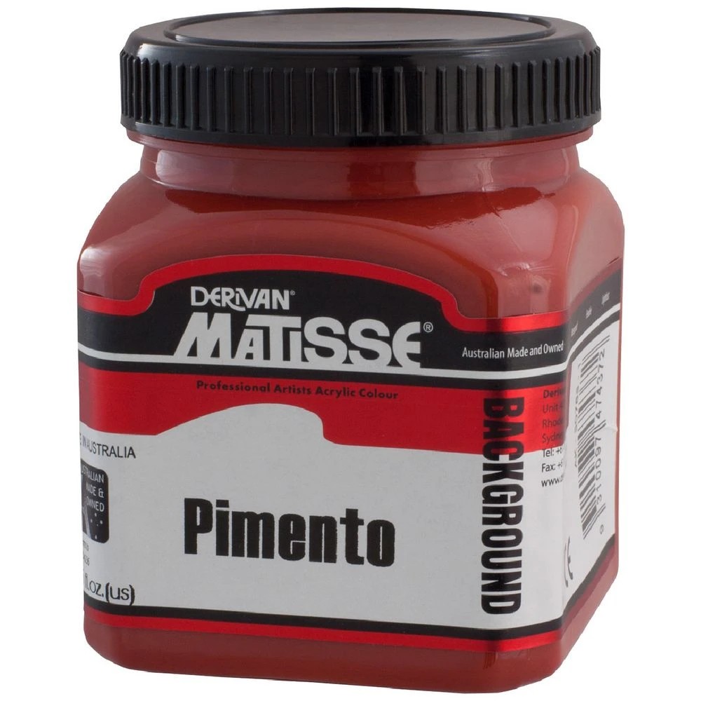 1 Derivan Matisse Background Paint 250mL Pimento, 1 of 1