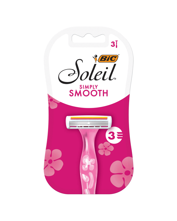 BIC 3 Pack Simply Soleil Womens Disposable Razors