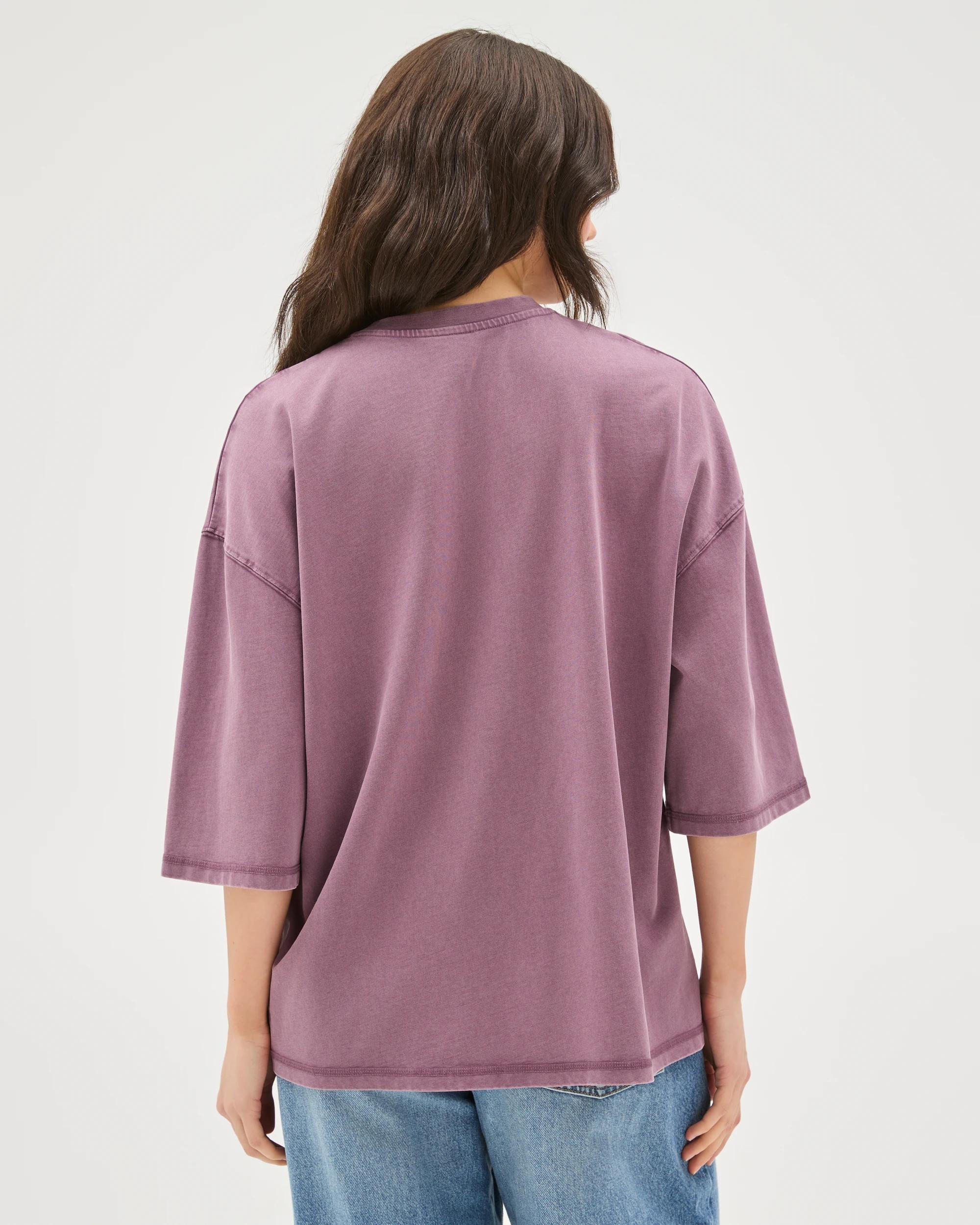 7 Lily Loves Australian Cotton Oversized T-Shirt LILAC ASH, 7 of 7