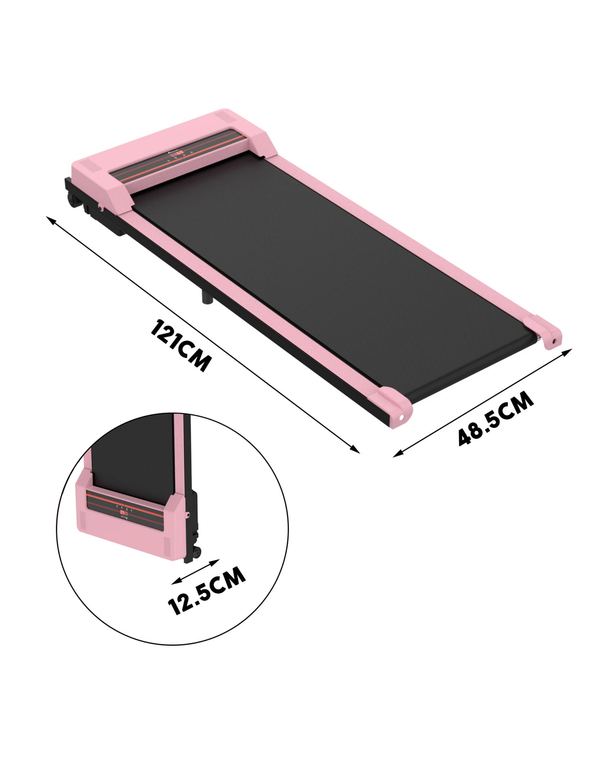 6 Advwin Electric Treadmill Walking Pad Pink - Pink, 6 of 6