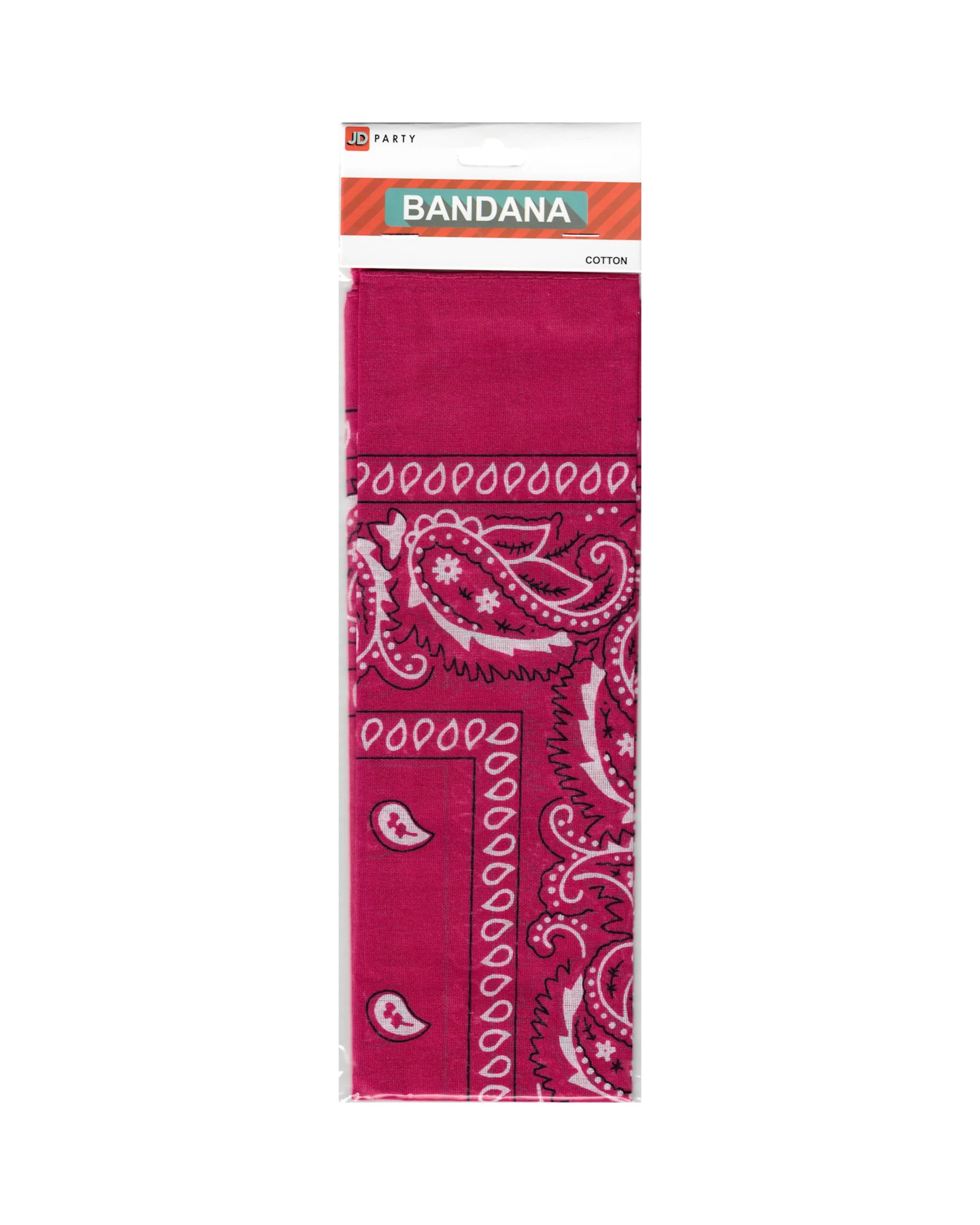 2 JD Party Magenta Paisley Bandana - Pink, 2 of 3